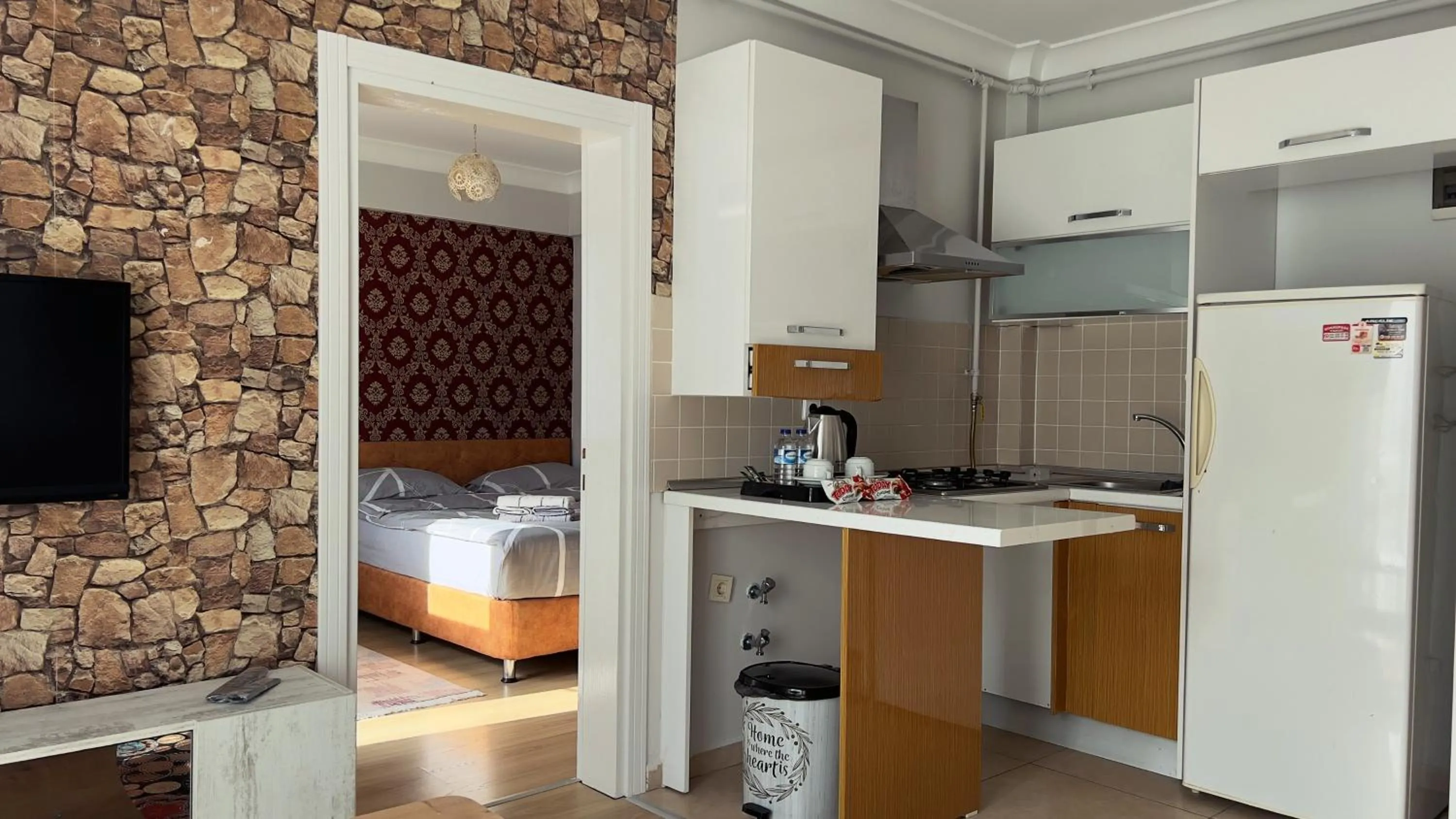 Coffee/tea facilities, Bed in Edirne House