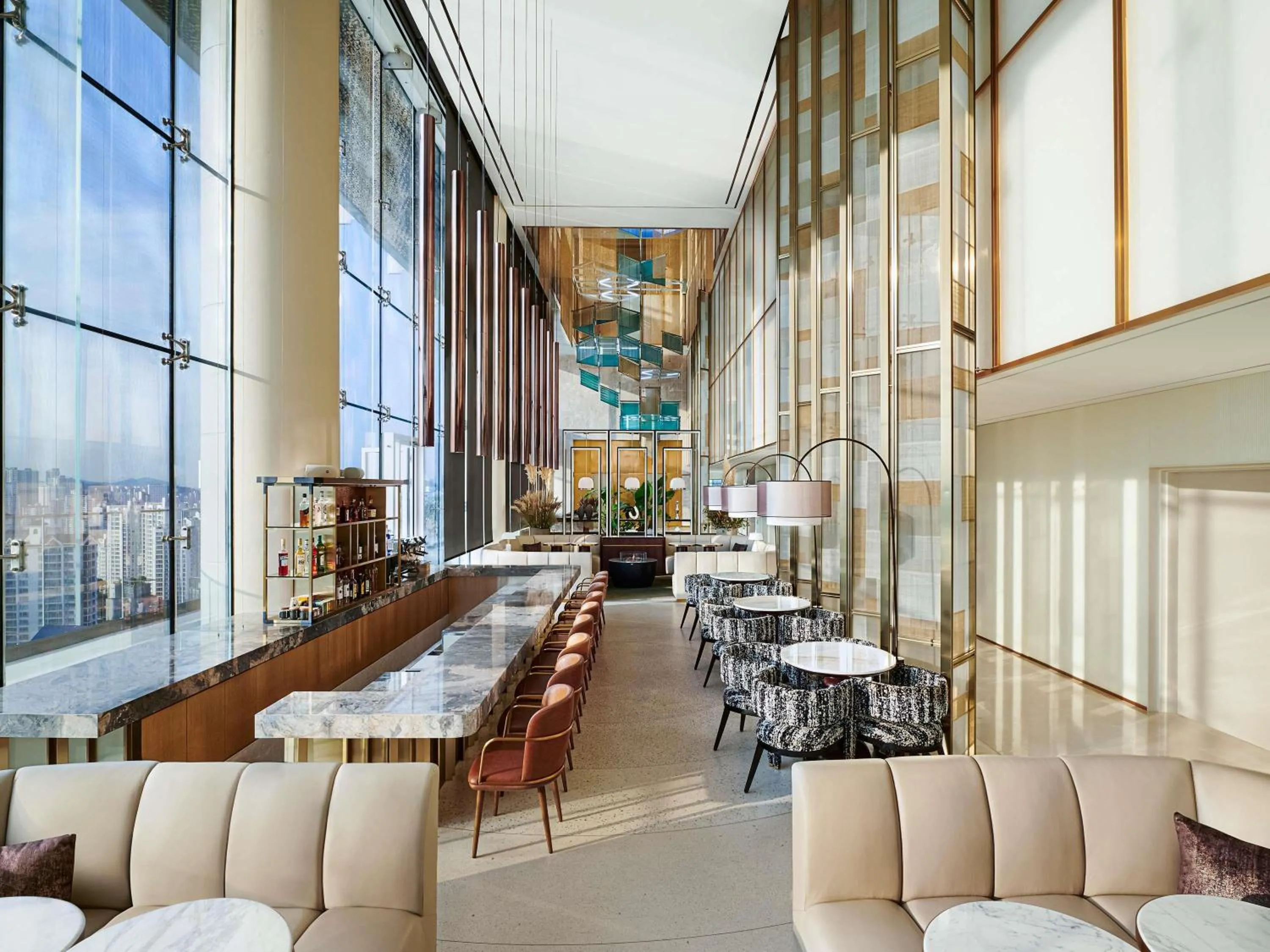 Lounge or bar in Naru Ambassador Hotel Seoul - MGallery Collection