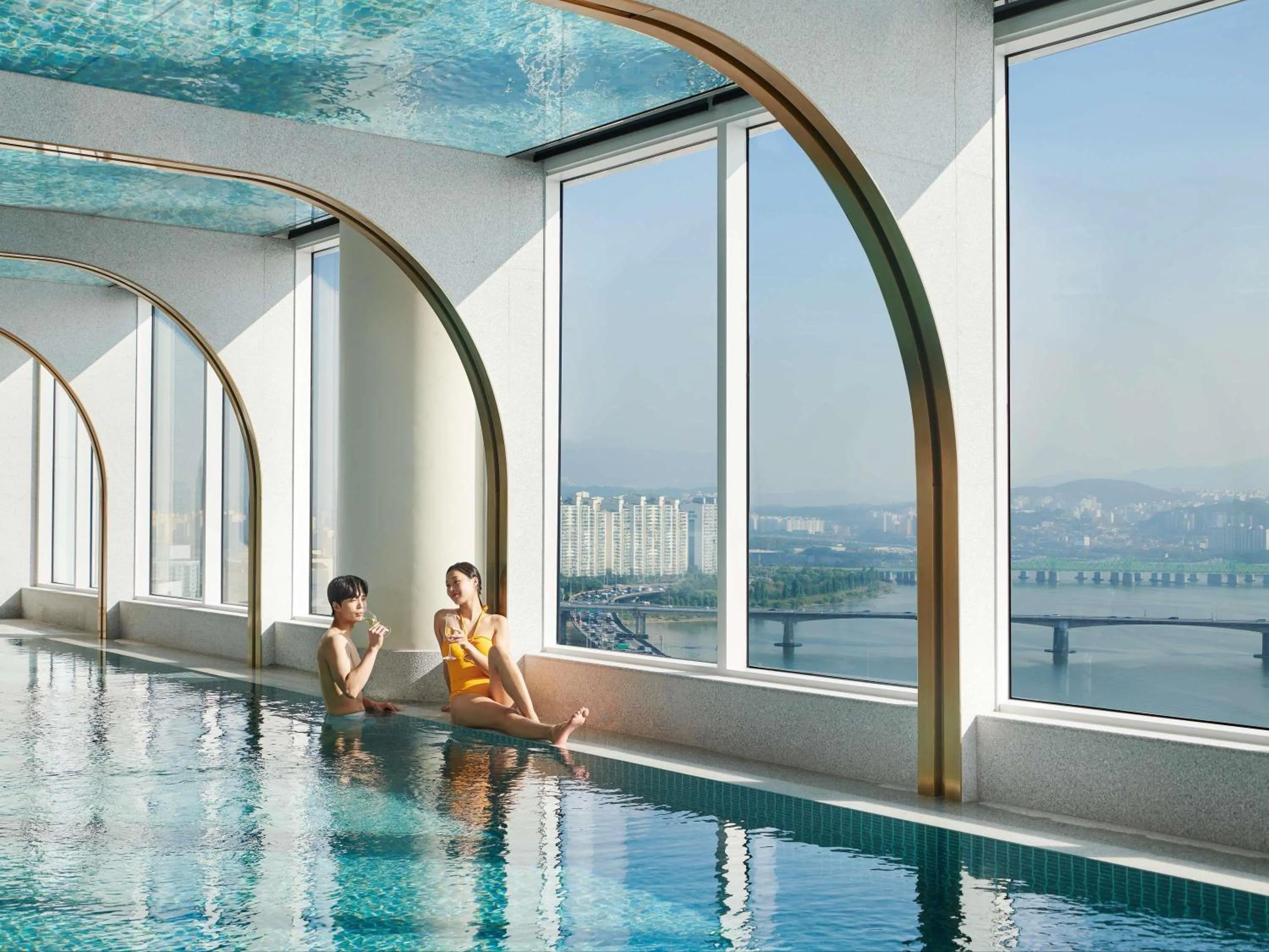 Pool view in Naru Ambassador Hotel Seoul - MGallery Collection