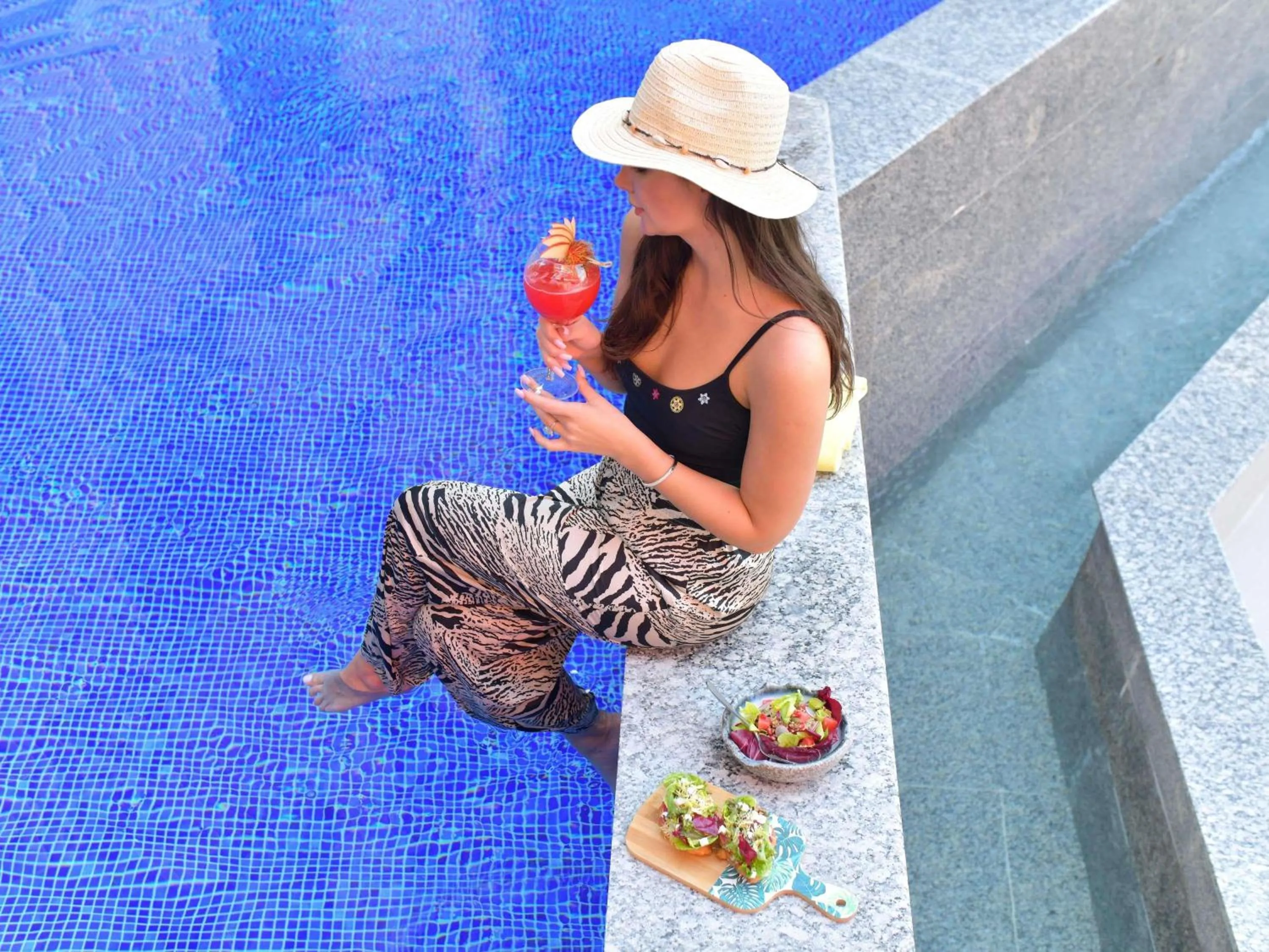 Pool view in Adagio Doha