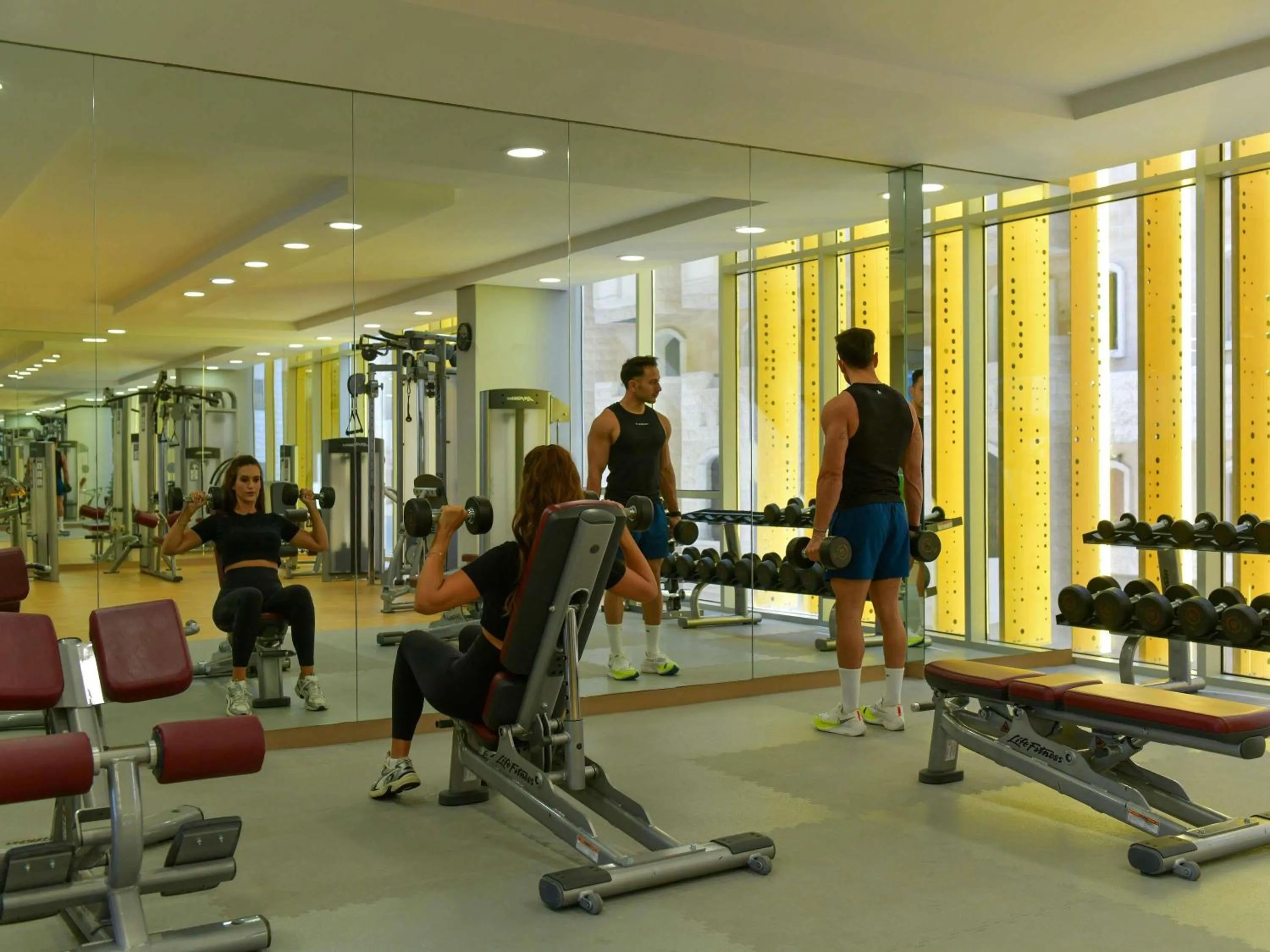 Fitness centre/facilities in Adagio Doha
