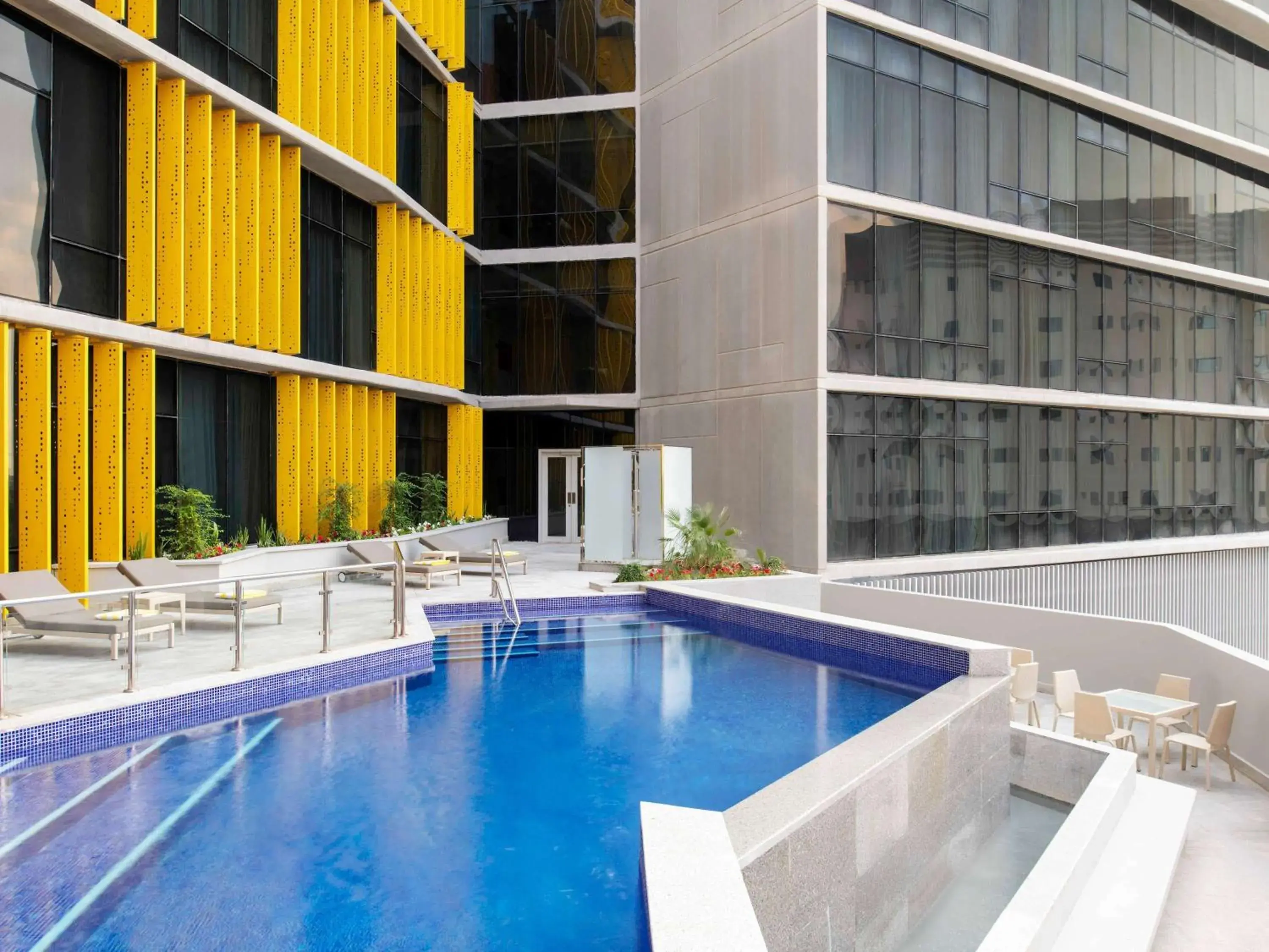 Pool view in ibis Doha Pool view in ibis Doha