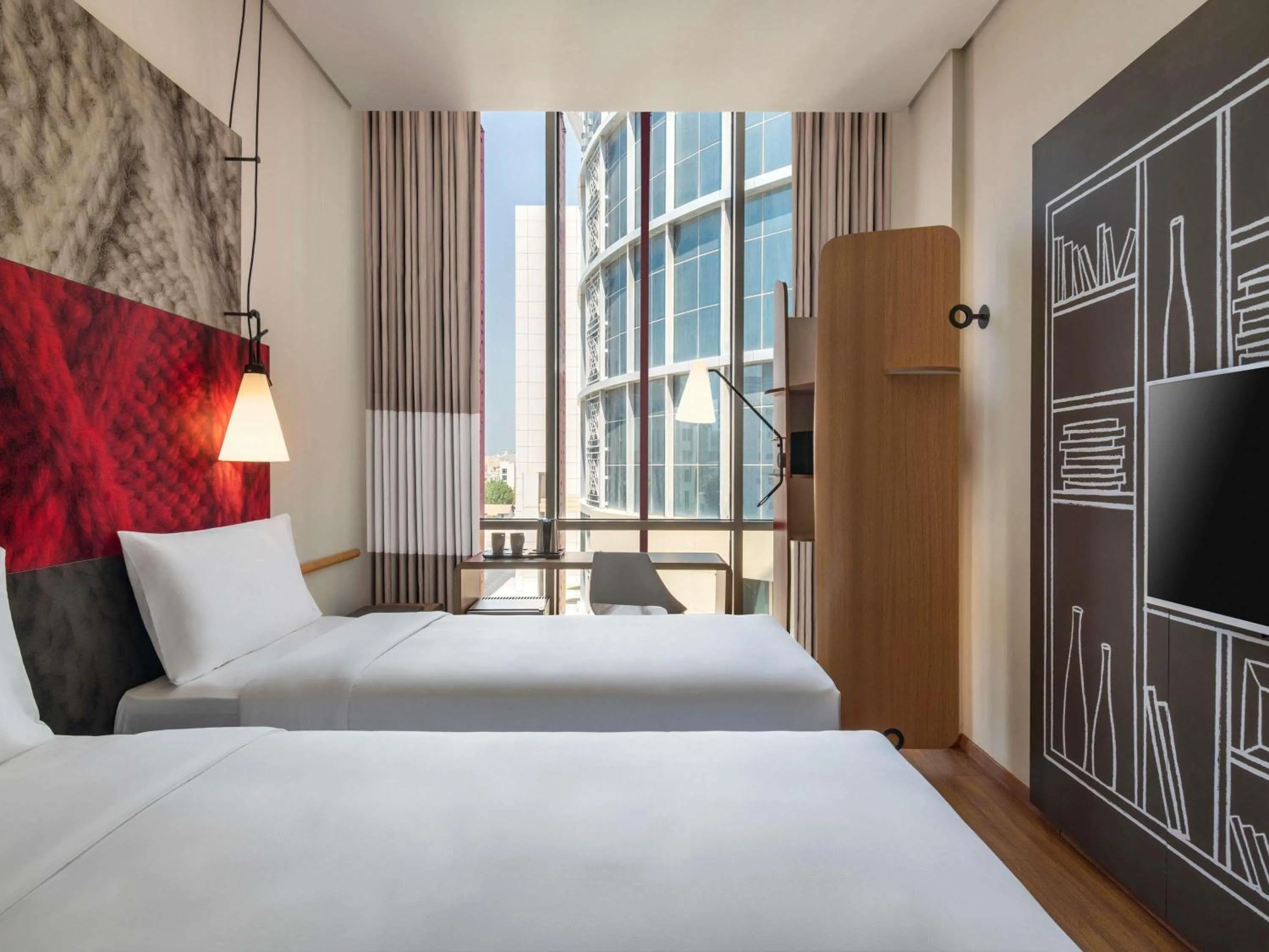 Bedroom, Bed in ibis Doha