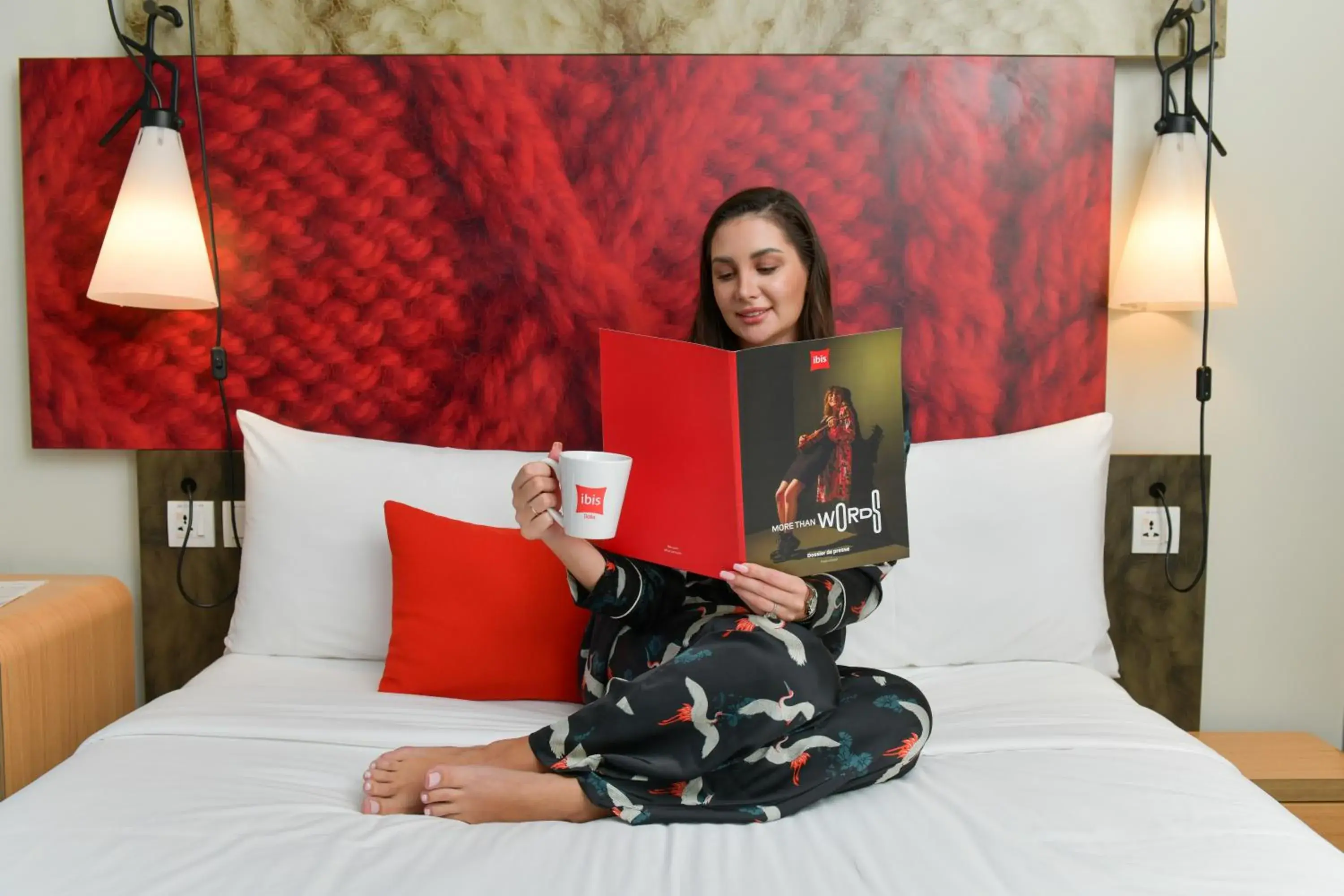 Bed in ibis Doha Bed in ibis Doha