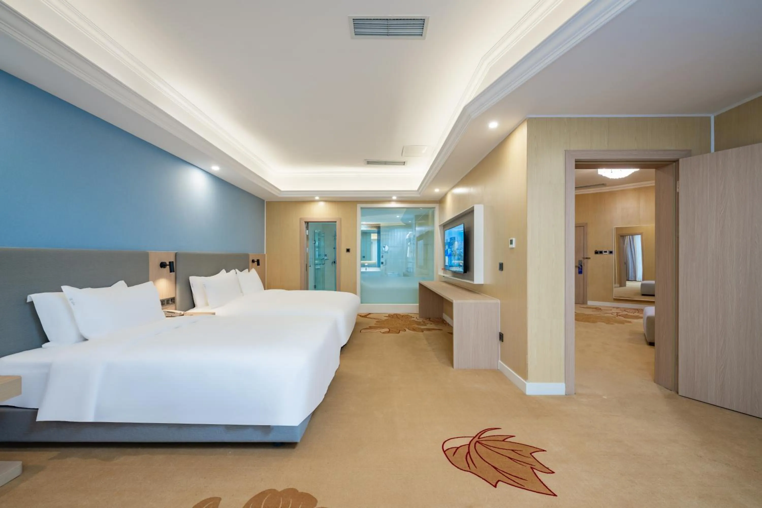 Bed in Holiday Inn Express Chengdu Tianfu Square by IHG - Chunxi Road and Kuanzhai Alley