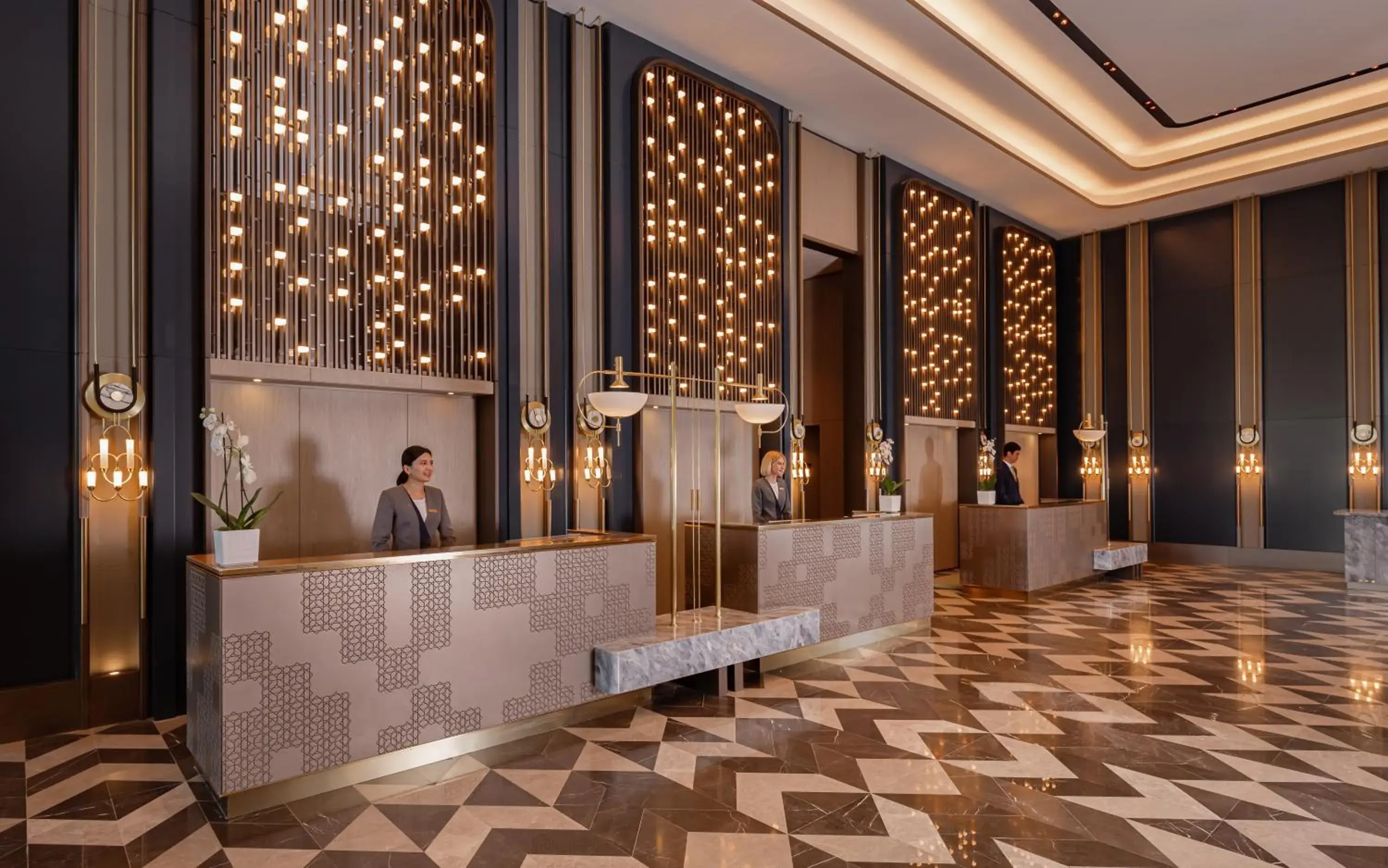 Lobby or reception in InterContinental Tashkent by IHG Lobby or reception in InterContinental Tashkent by IHG