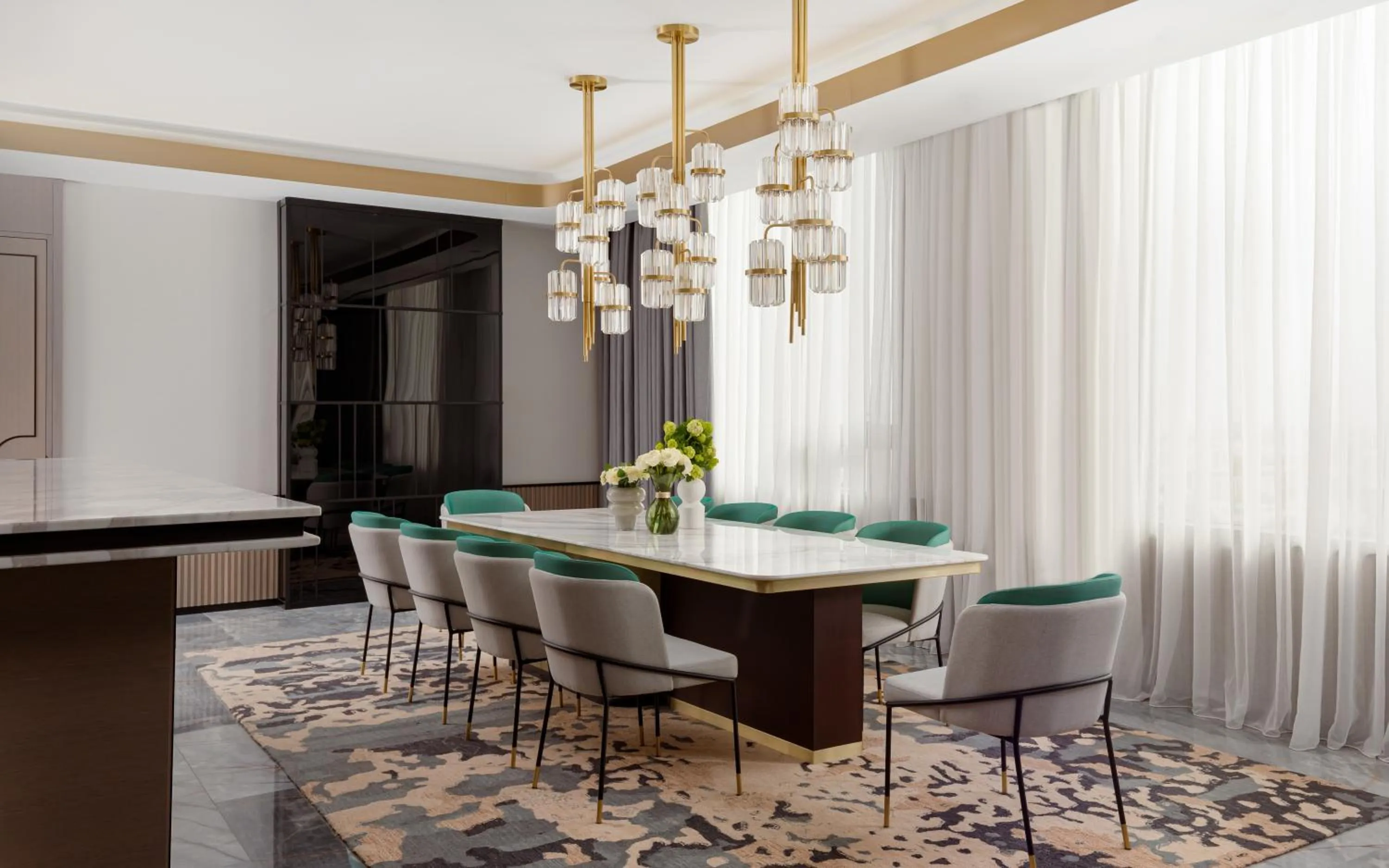 Dining area in InterContinental Tashkent by IHG