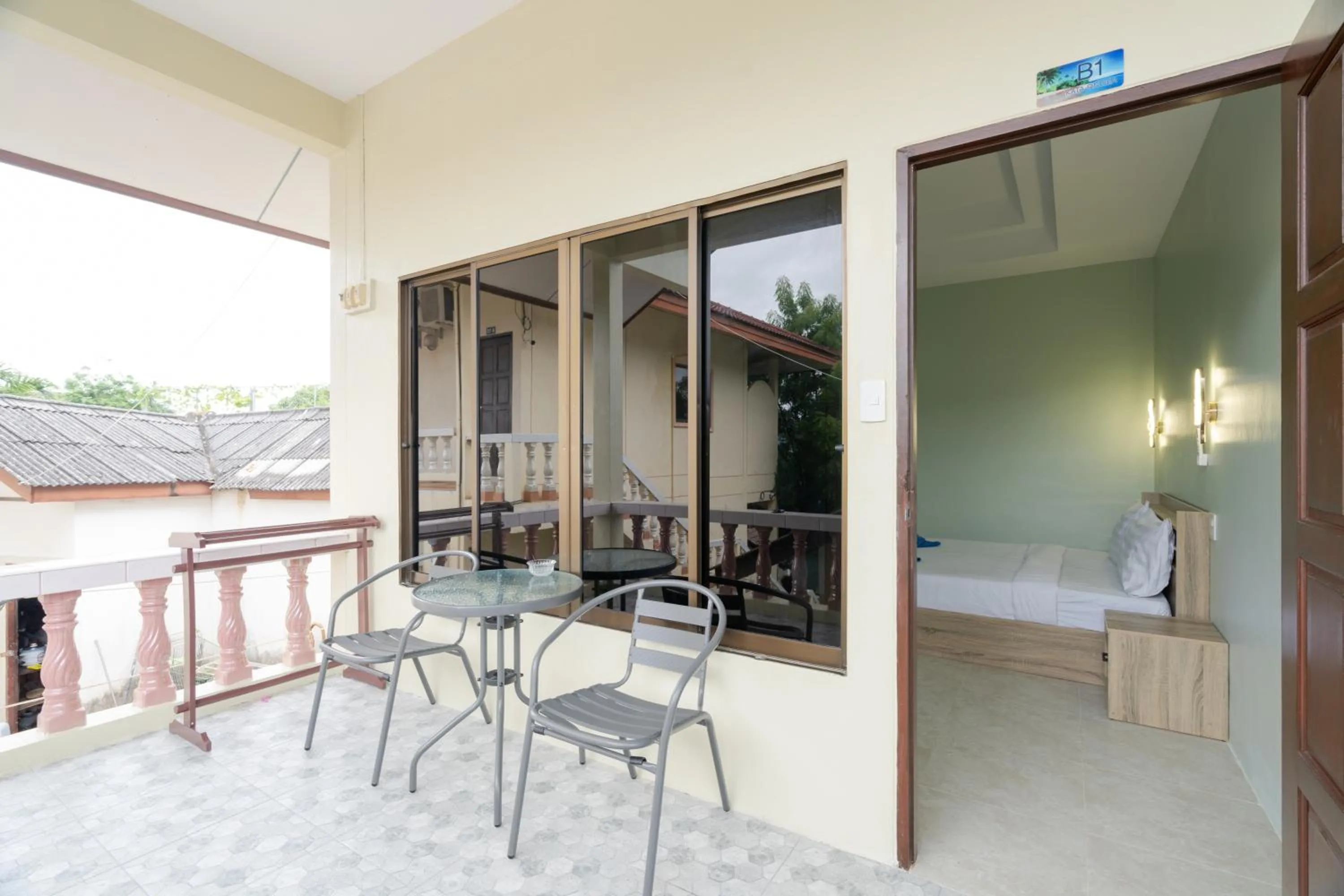 Balcony/Terrace in Kataonsea bungalows