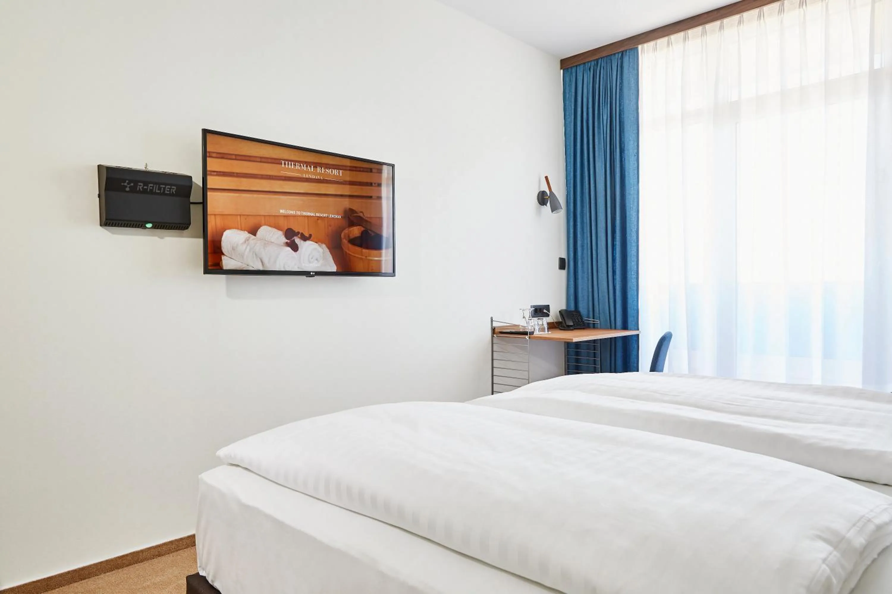 Bed in Thermal Resort Hotel Lendava