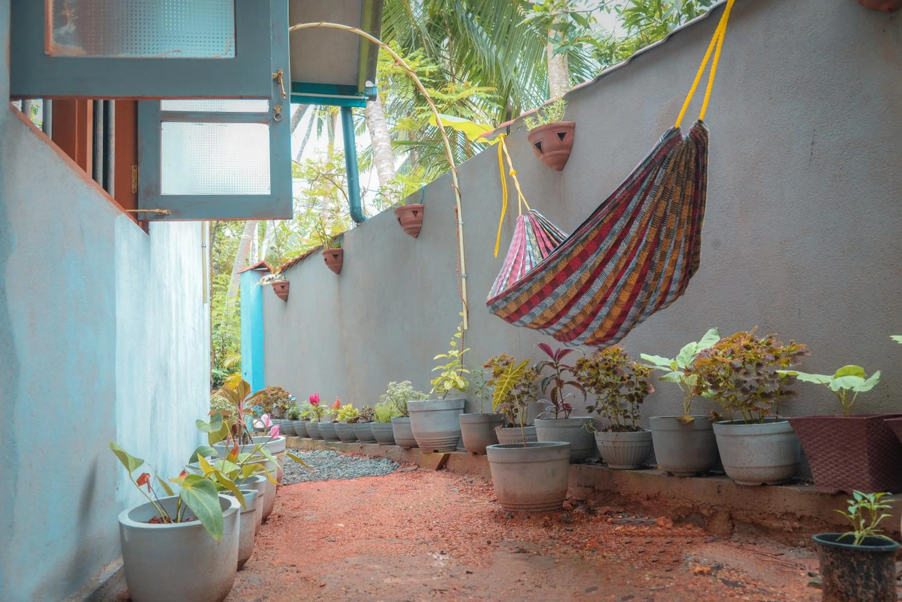 Garden in Red Eyes Cottage-Hikkaduwa