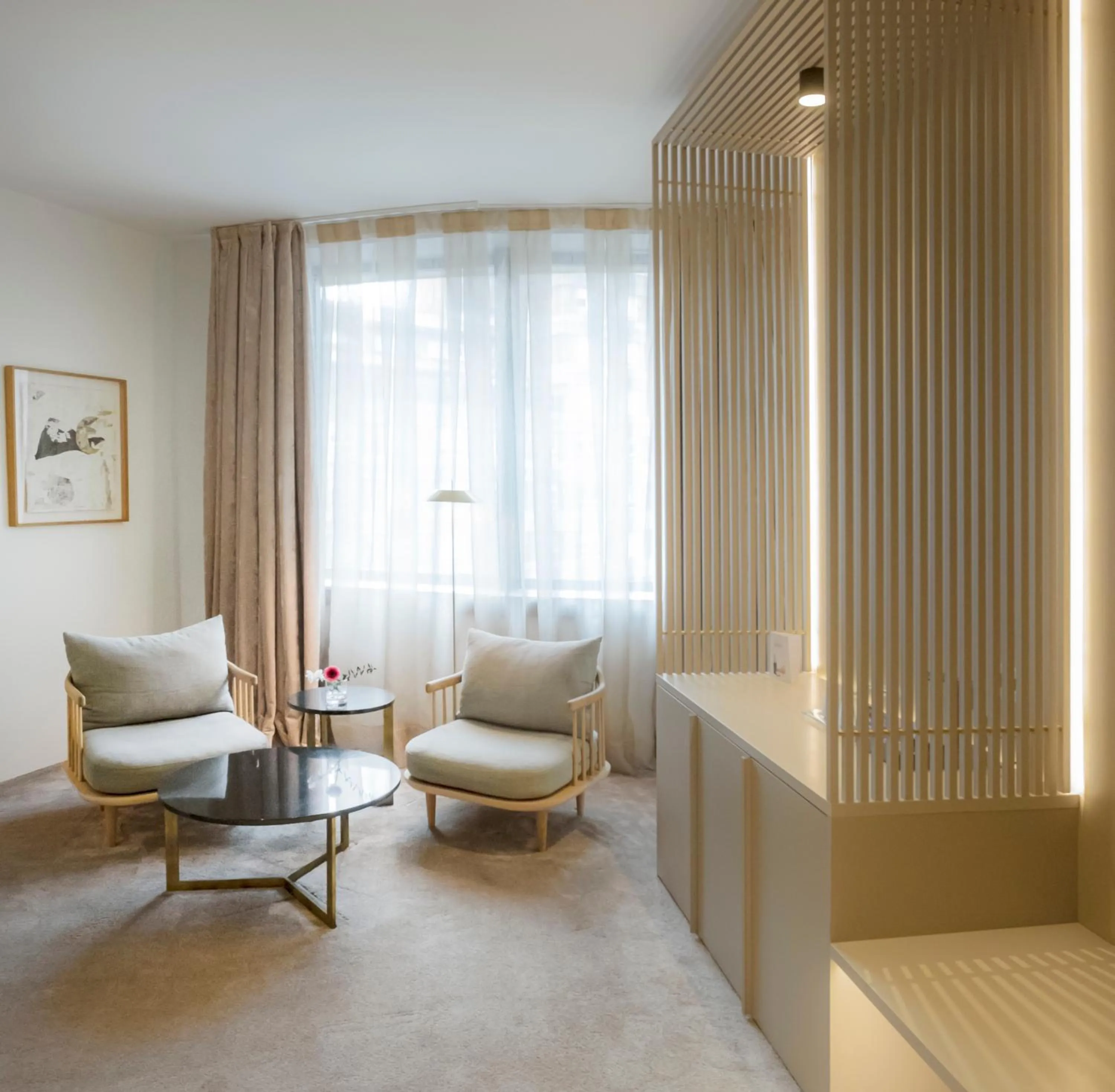 Living room in Carlemany Girona