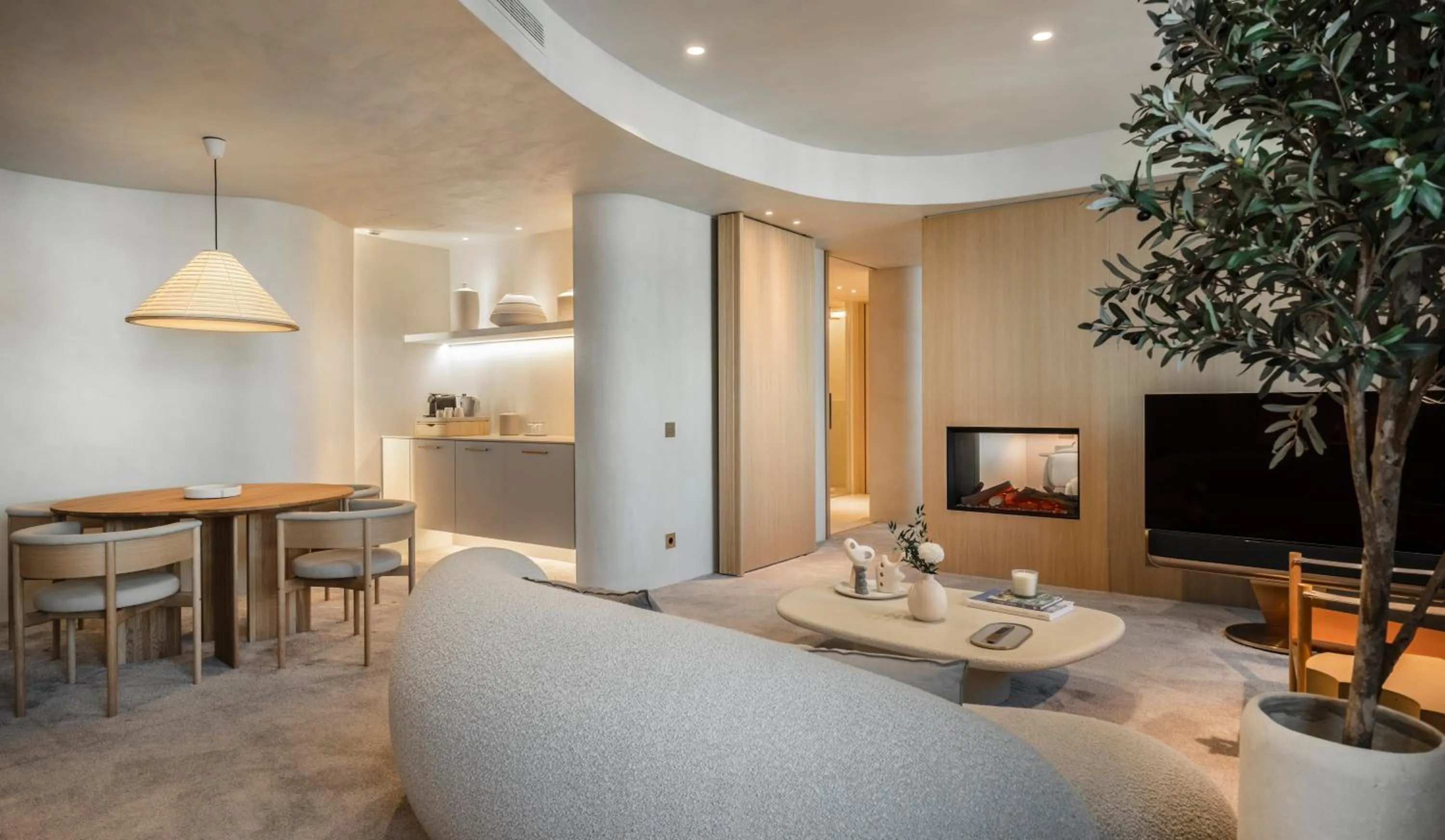 Living room in Carlemany Girona