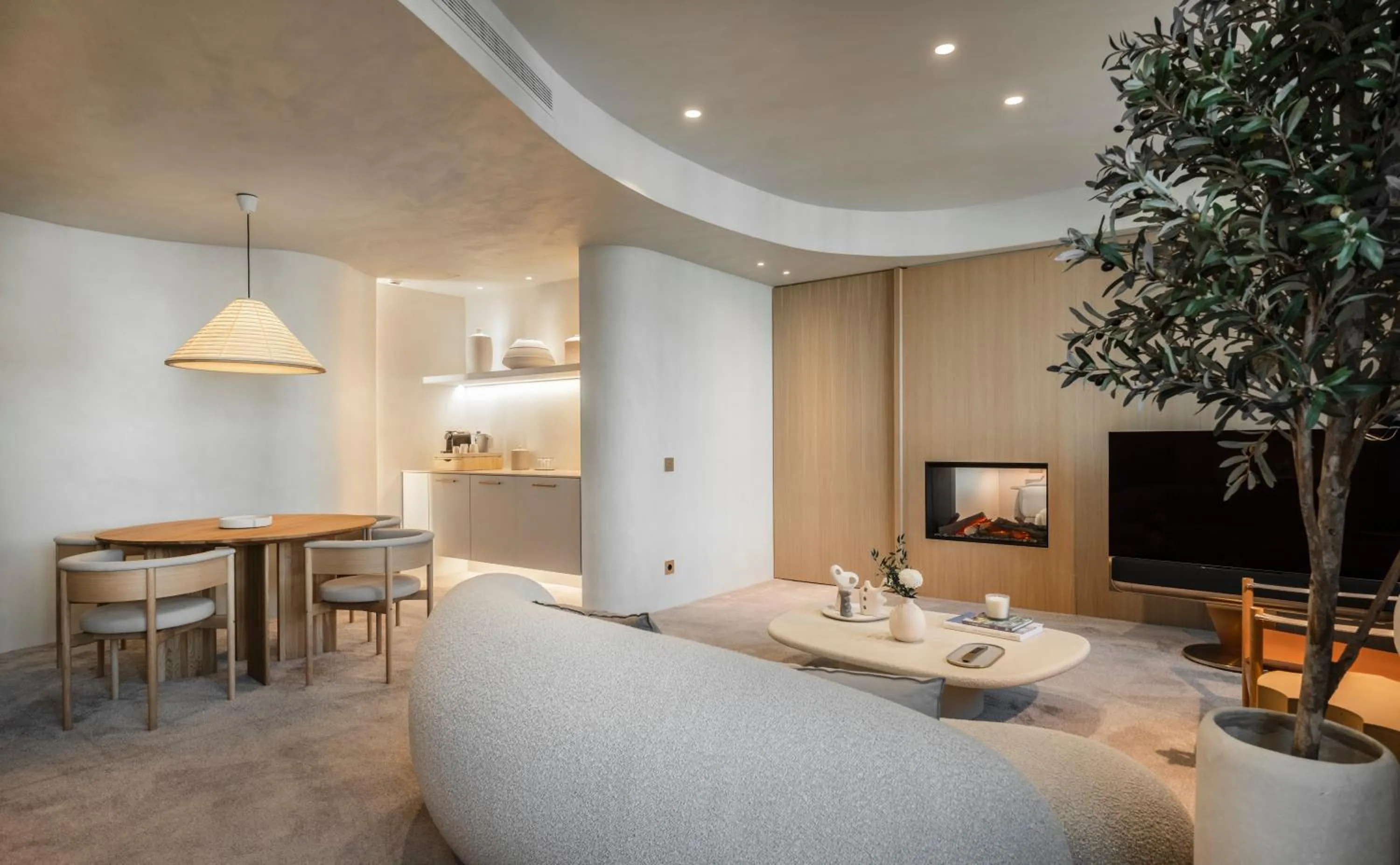 Living room in Carlemany Girona