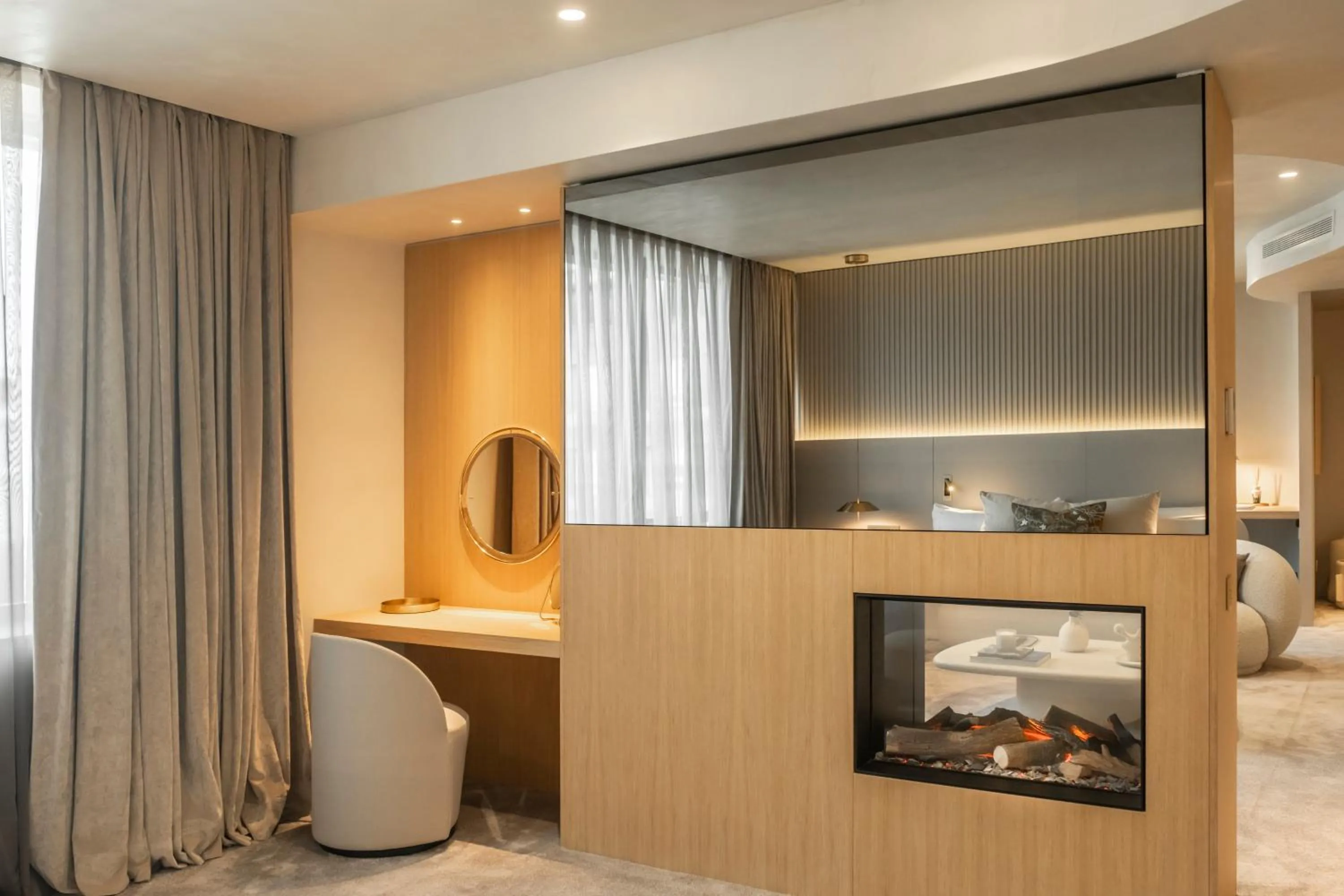 fireplace in Carlemany Girona