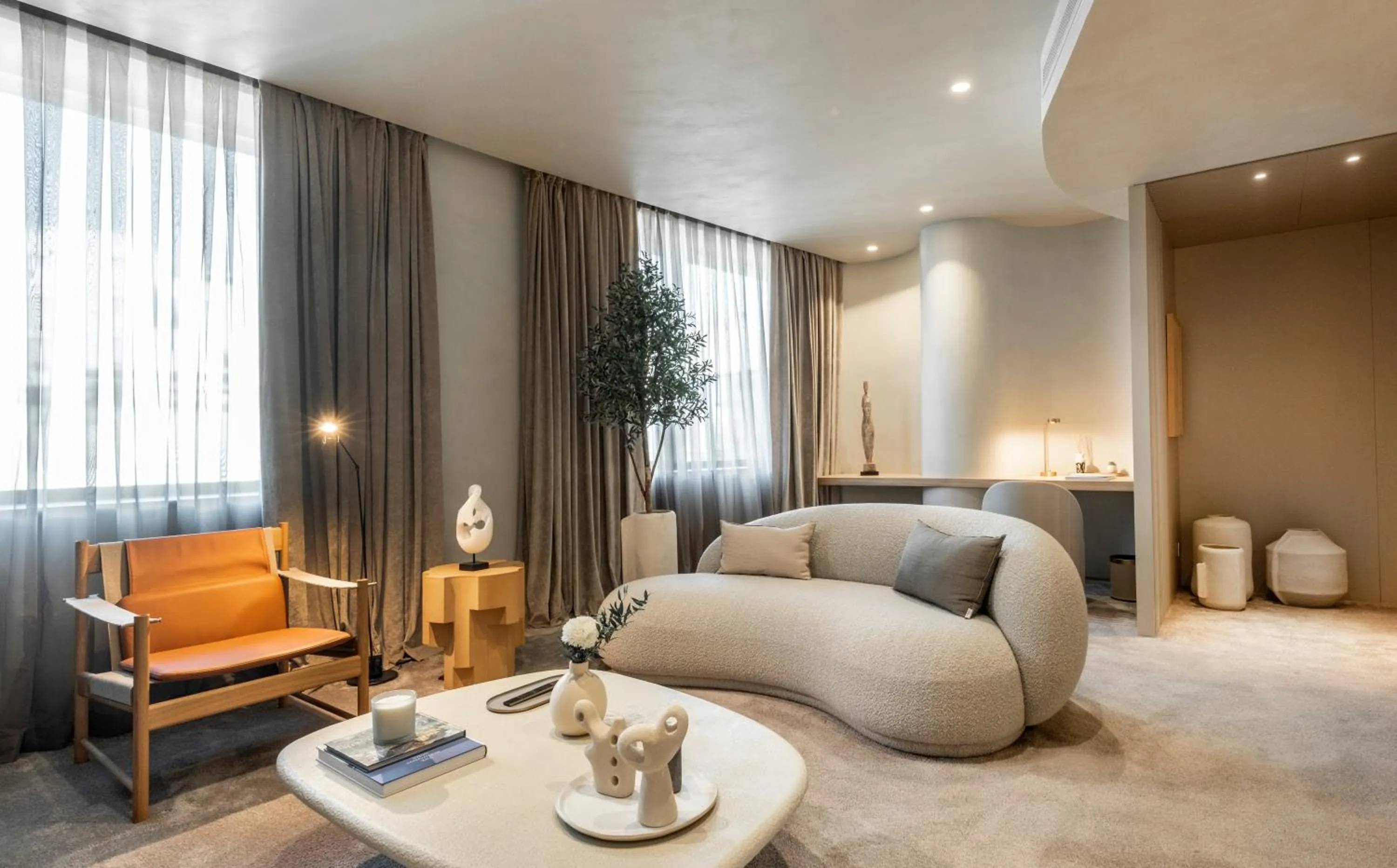 Living room in Carlemany Girona