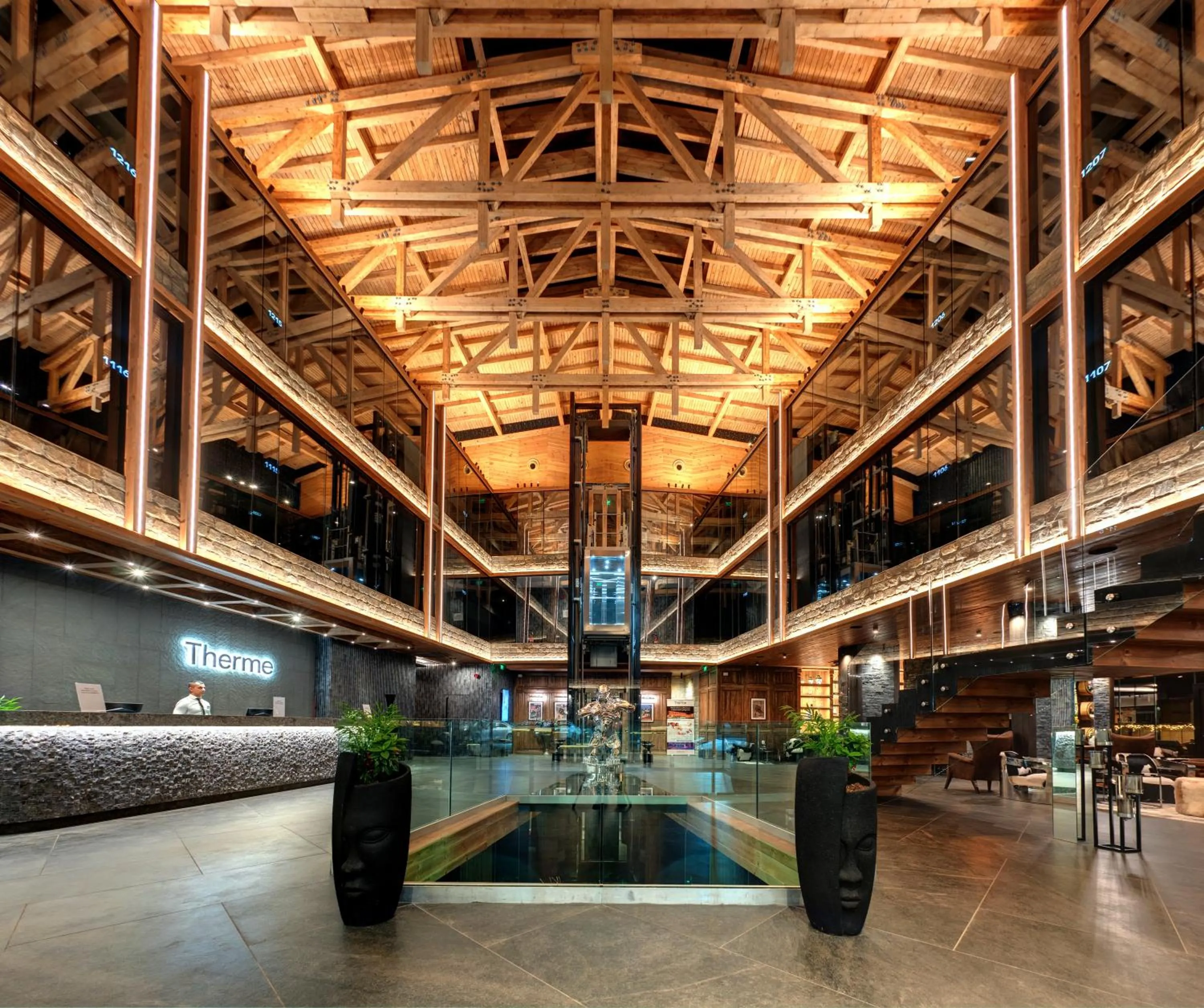 Lobby or reception in Grand Hotel Therme