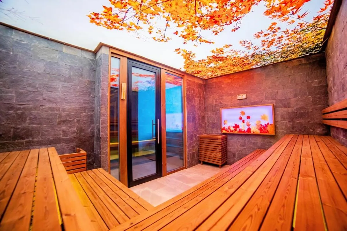 Sauna in Grand Hotel Therme