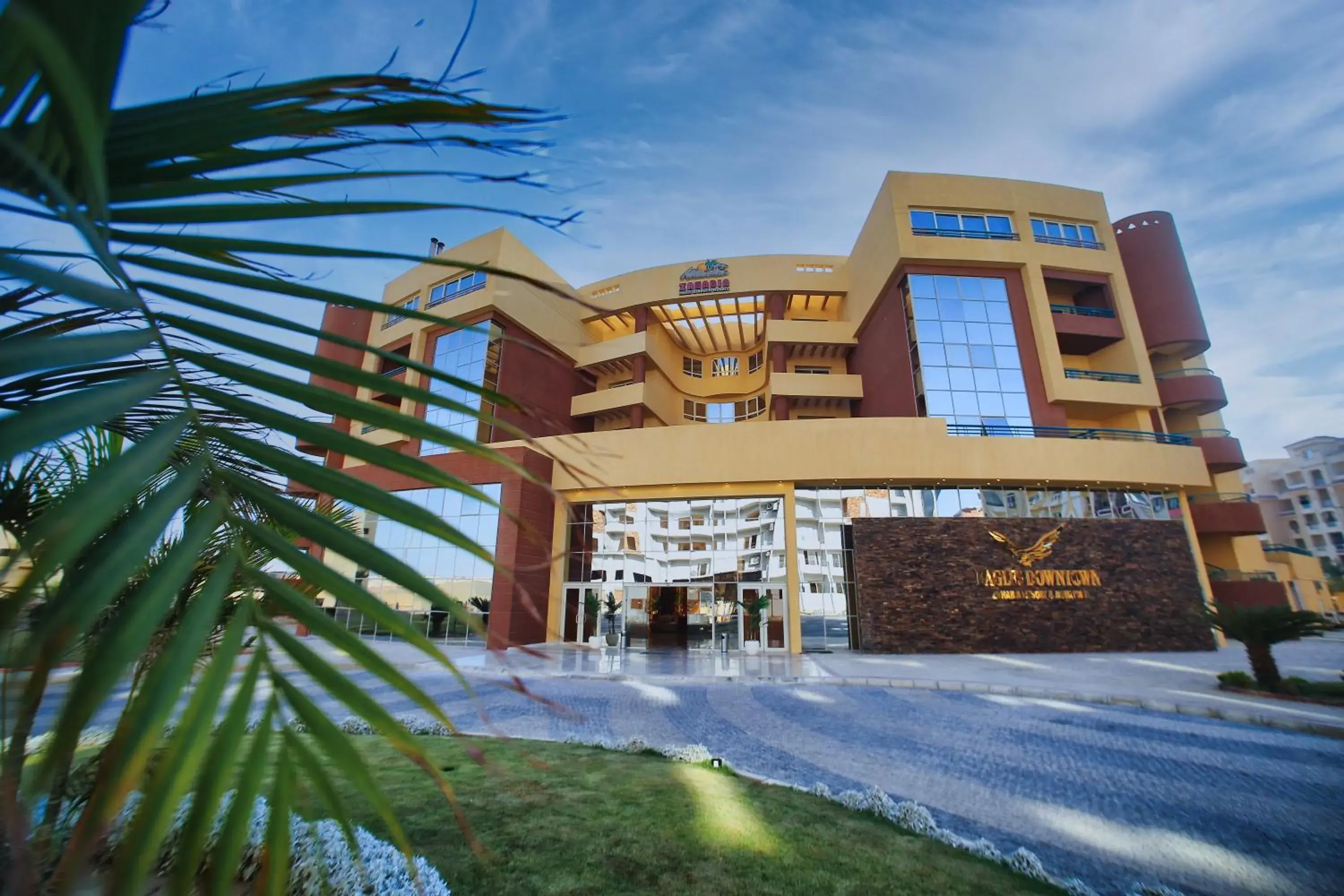 Facade/entrance in New Eagles Downtown Zahabia Resort & Aqua Park Facade/entrance in New Eagles Downtown Zahabia Resort & Aqua Park