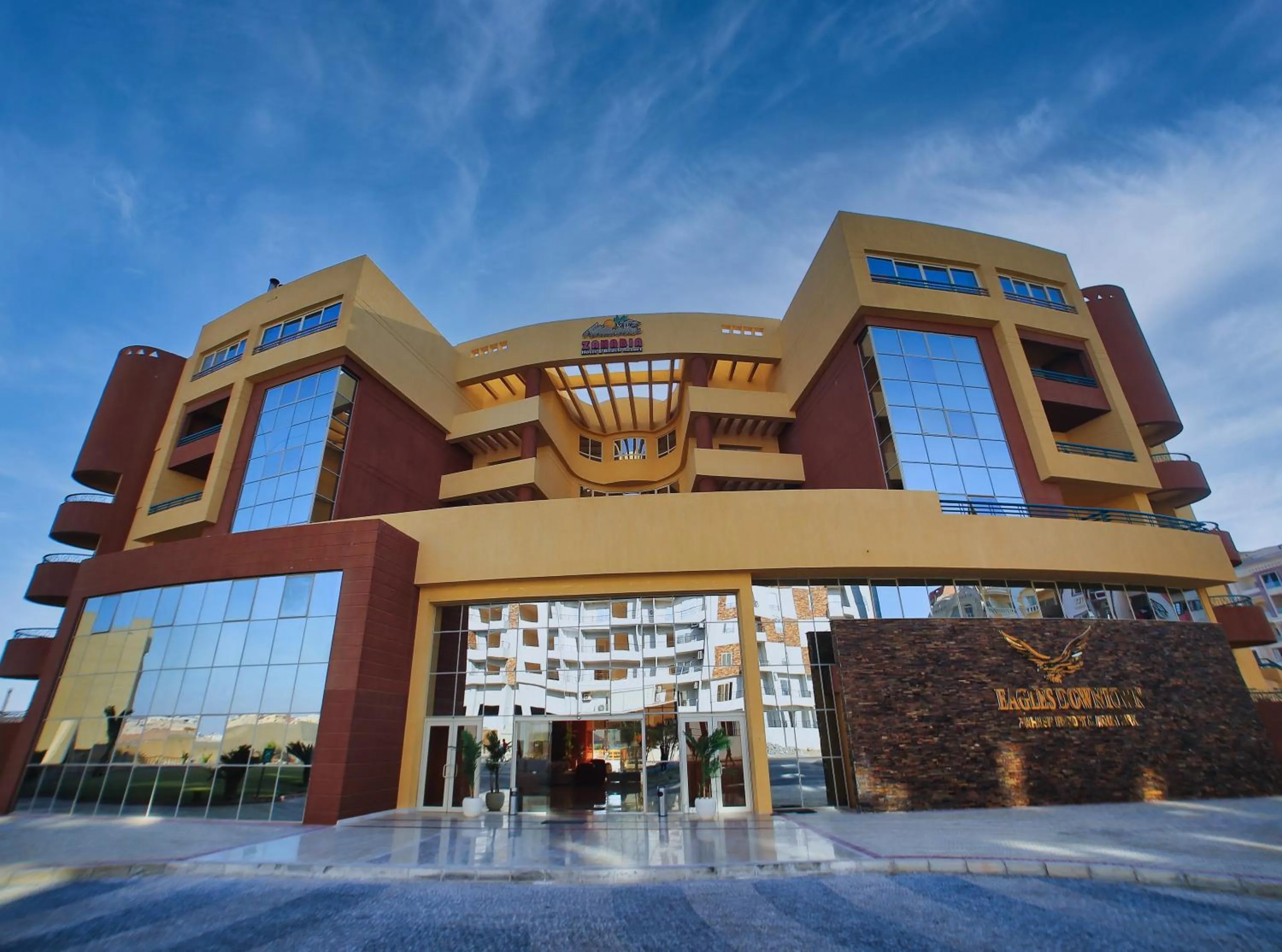 Facade/entrance in Eagles Downtown Zahabia Resort & Aqua Park