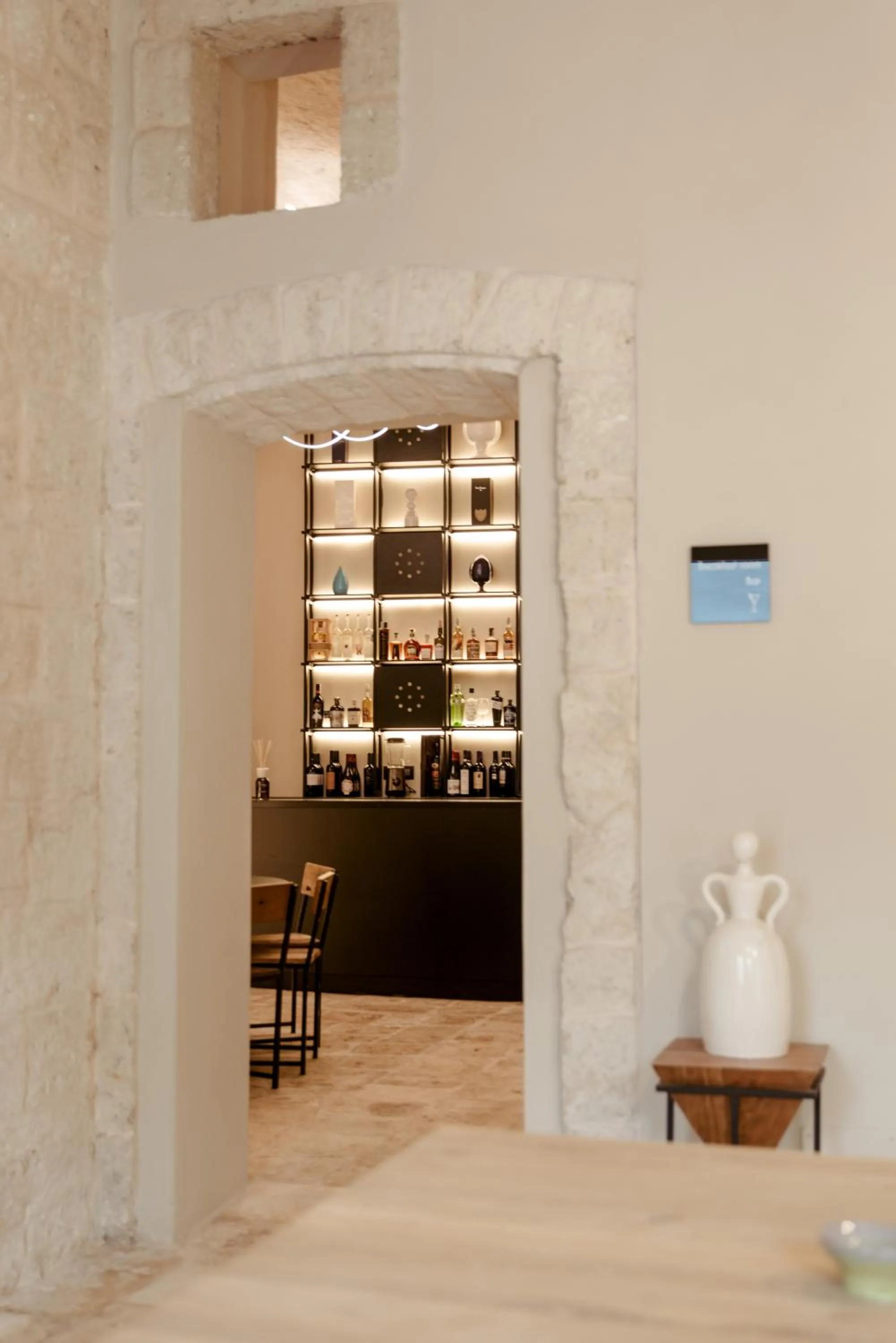 Decorative detail in Le Carasse Boutique Hotel