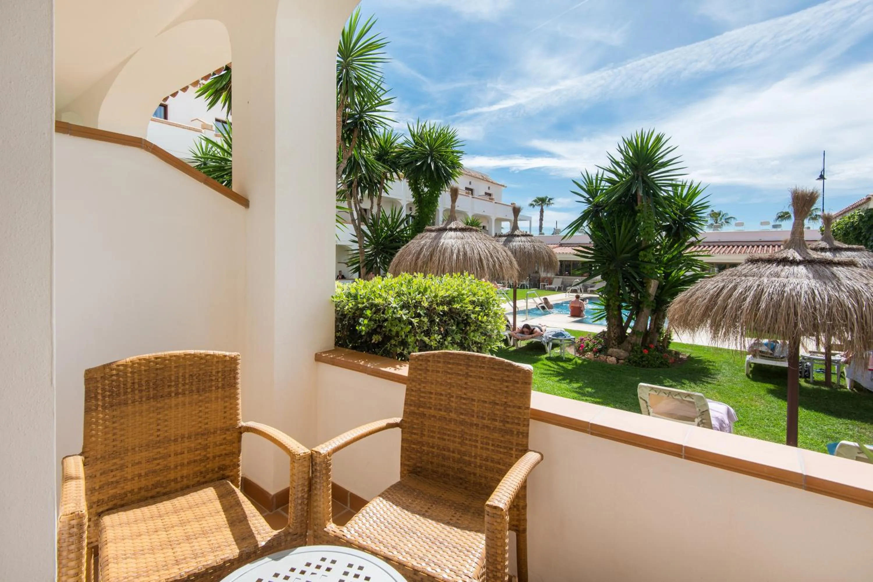 Garden view in Hotel Tarik