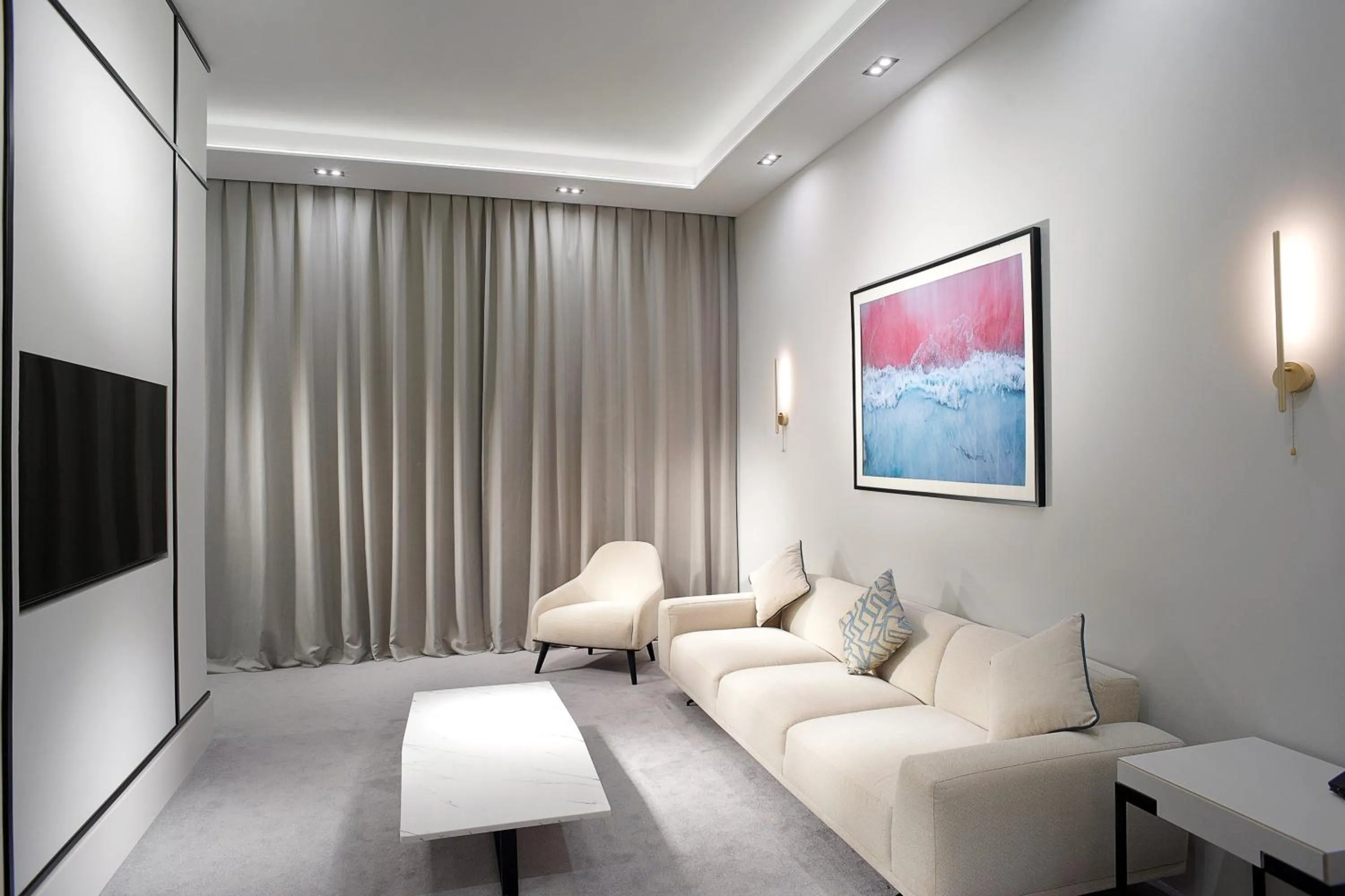 Seating area in NEOS HOTEL