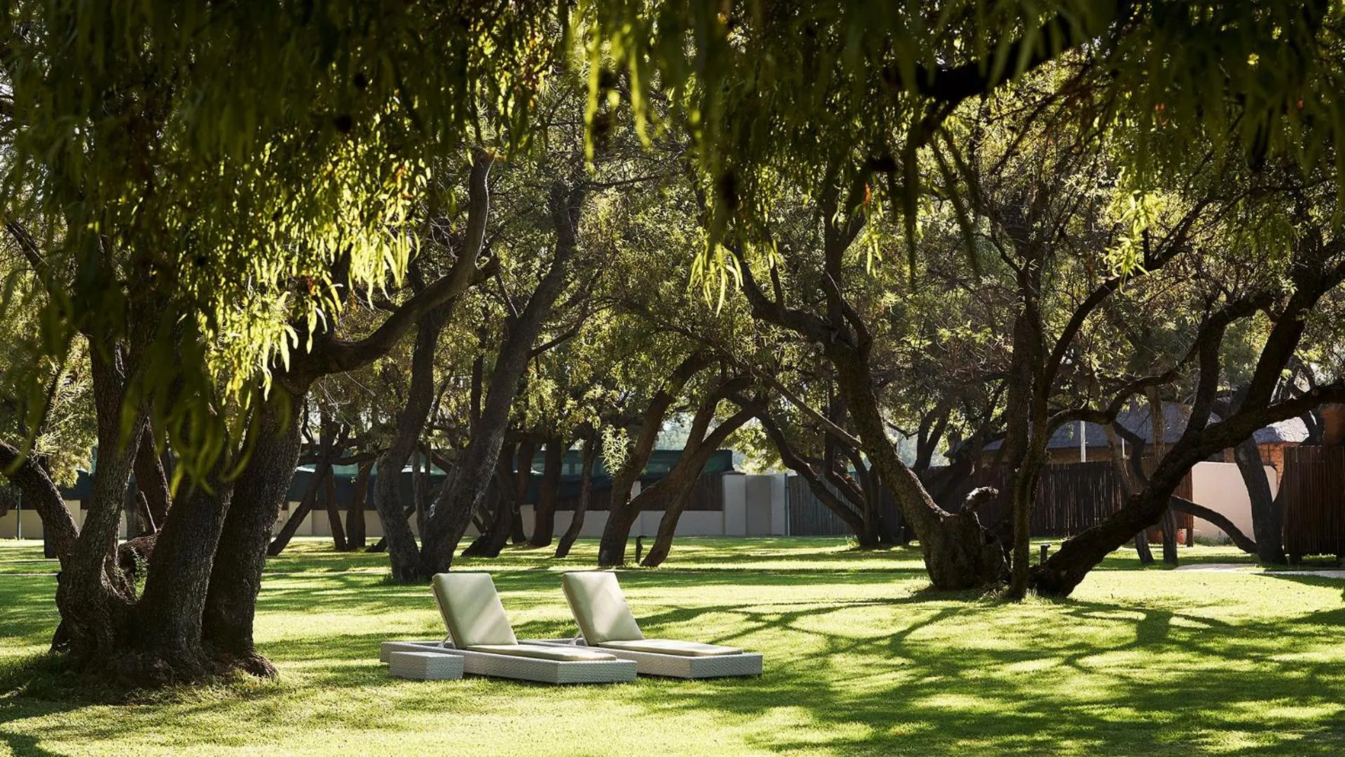 Garden in Letamo at Qwabi Private Game Reserve by NEWMARK