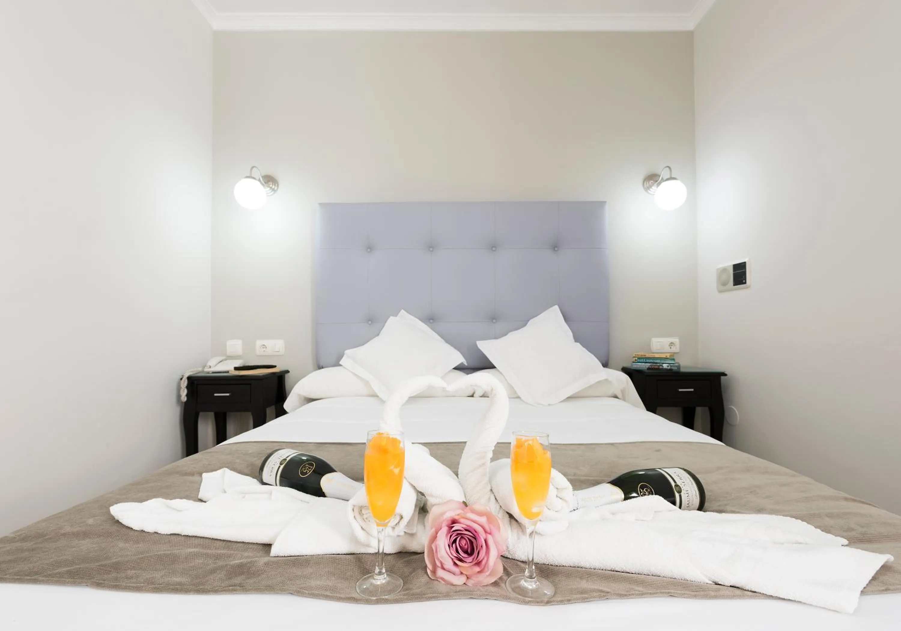 Bed in Hotel Toboso Chaparil