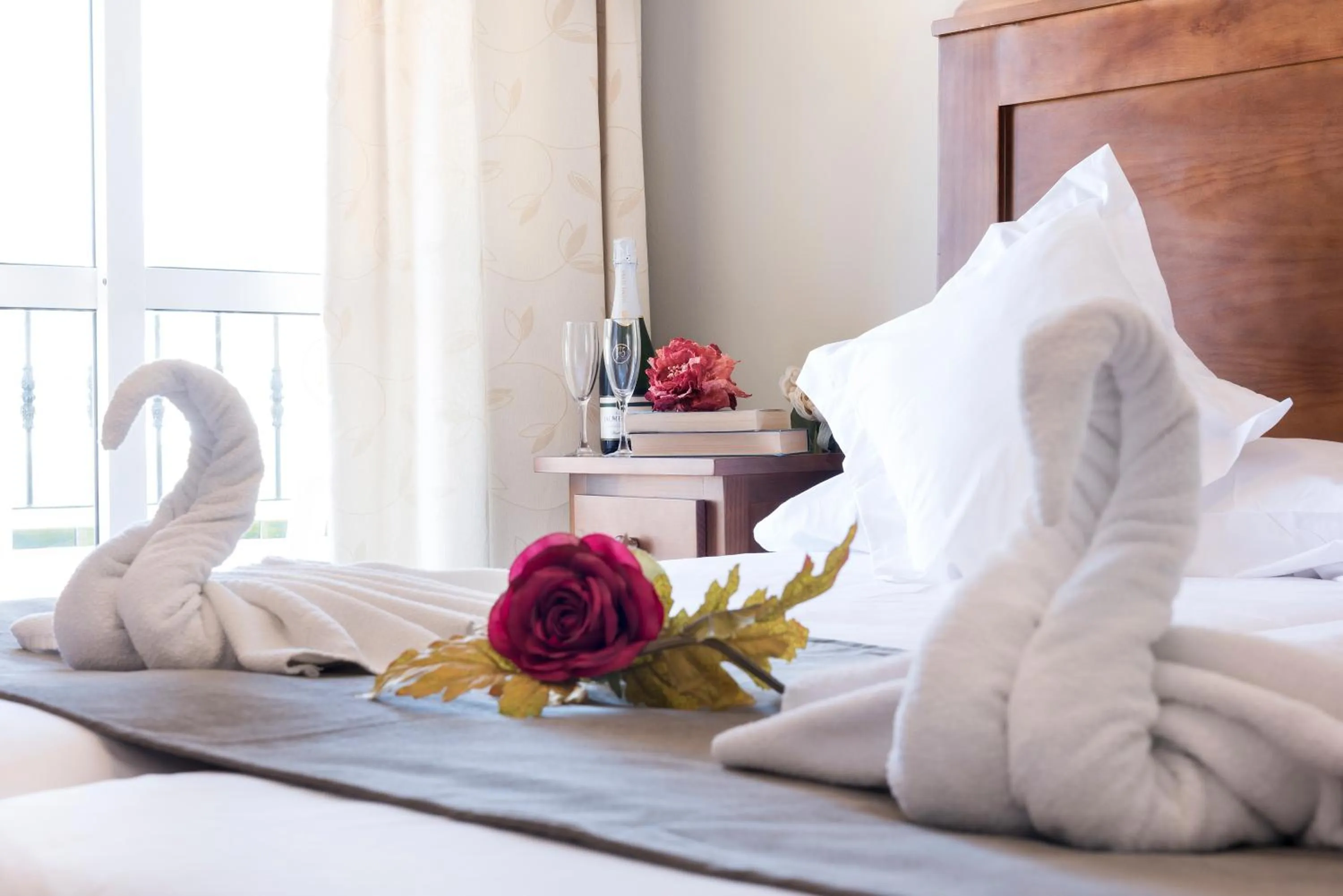 Bed in Hotel Toboso Chaparil