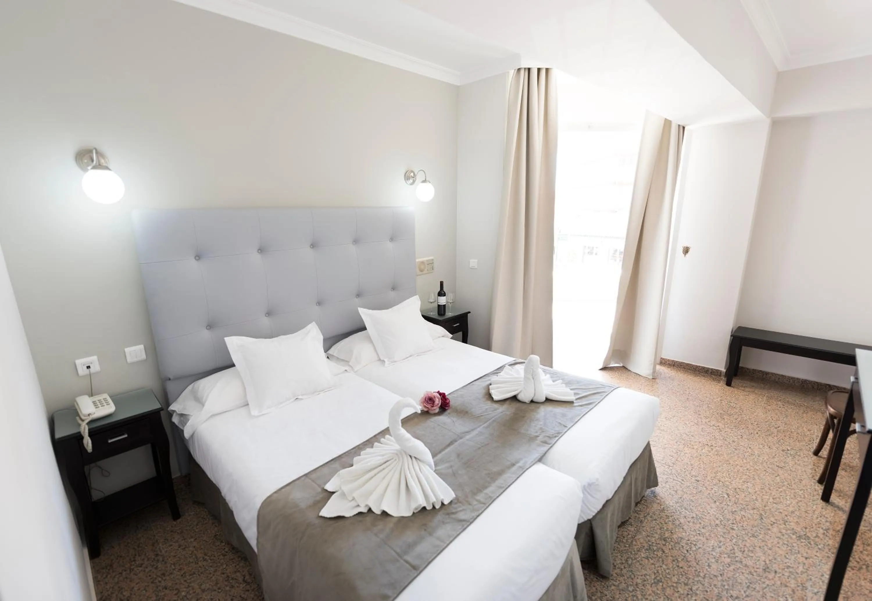 Bed in Hotel Toboso Chaparil