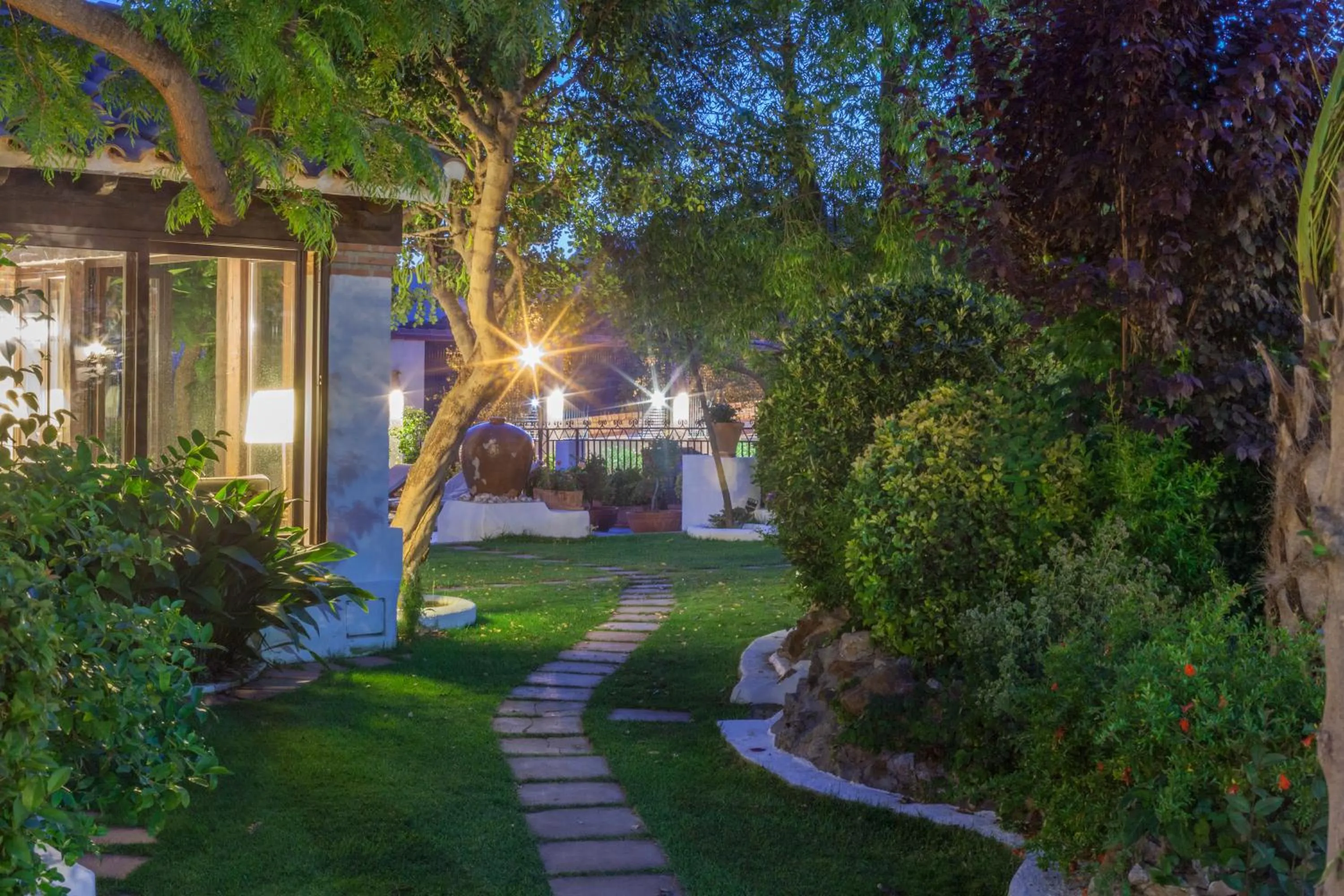 Garden in Hotel Alcadima