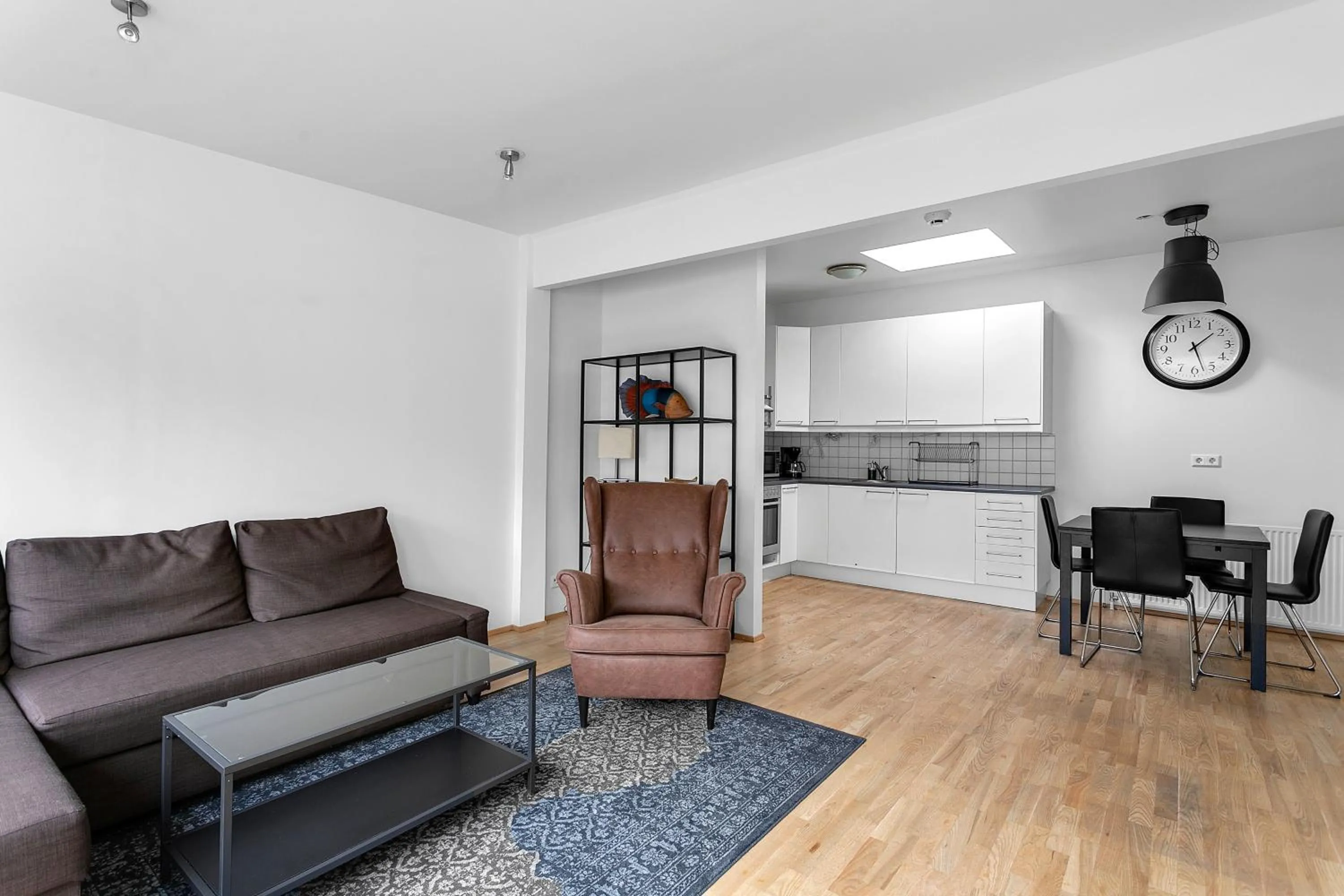 Kitchen or kitchenette in Baron Downtown Apartments by Heimaleiga
