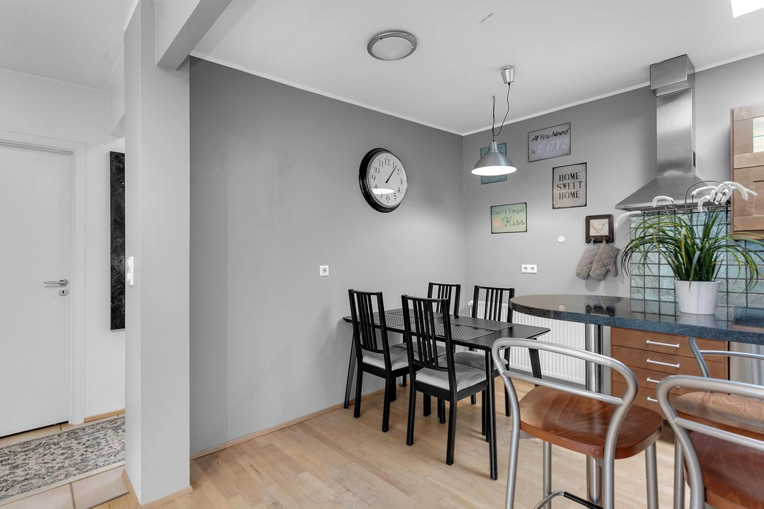 Kitchen or kitchenette in Baron Downtown Apartments by Heimaleiga