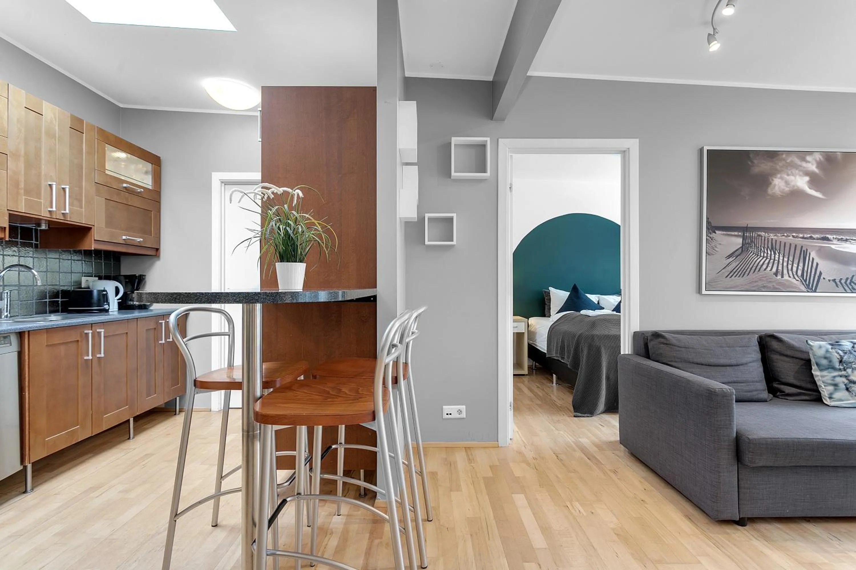Coffee/tea facilities in Baron Downtown Apartments by Heimaleiga