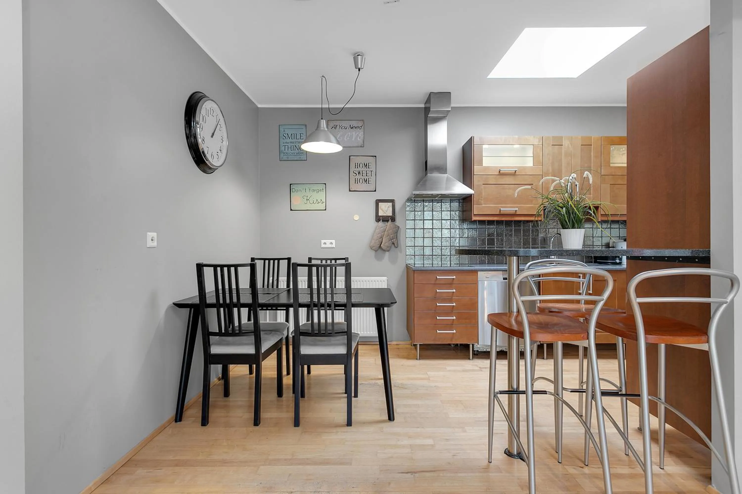 Kitchen or kitchenette in Baron Downtown Apartments by Heimaleiga
