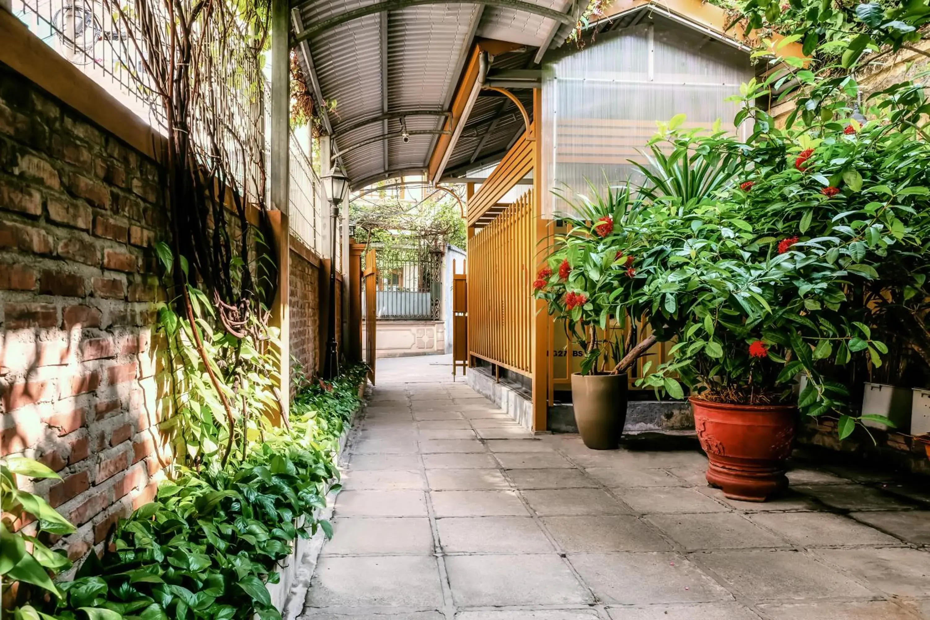 Garden in Trang Thanh Luxury Apartment Garden in Trang Thanh Luxury Apartment