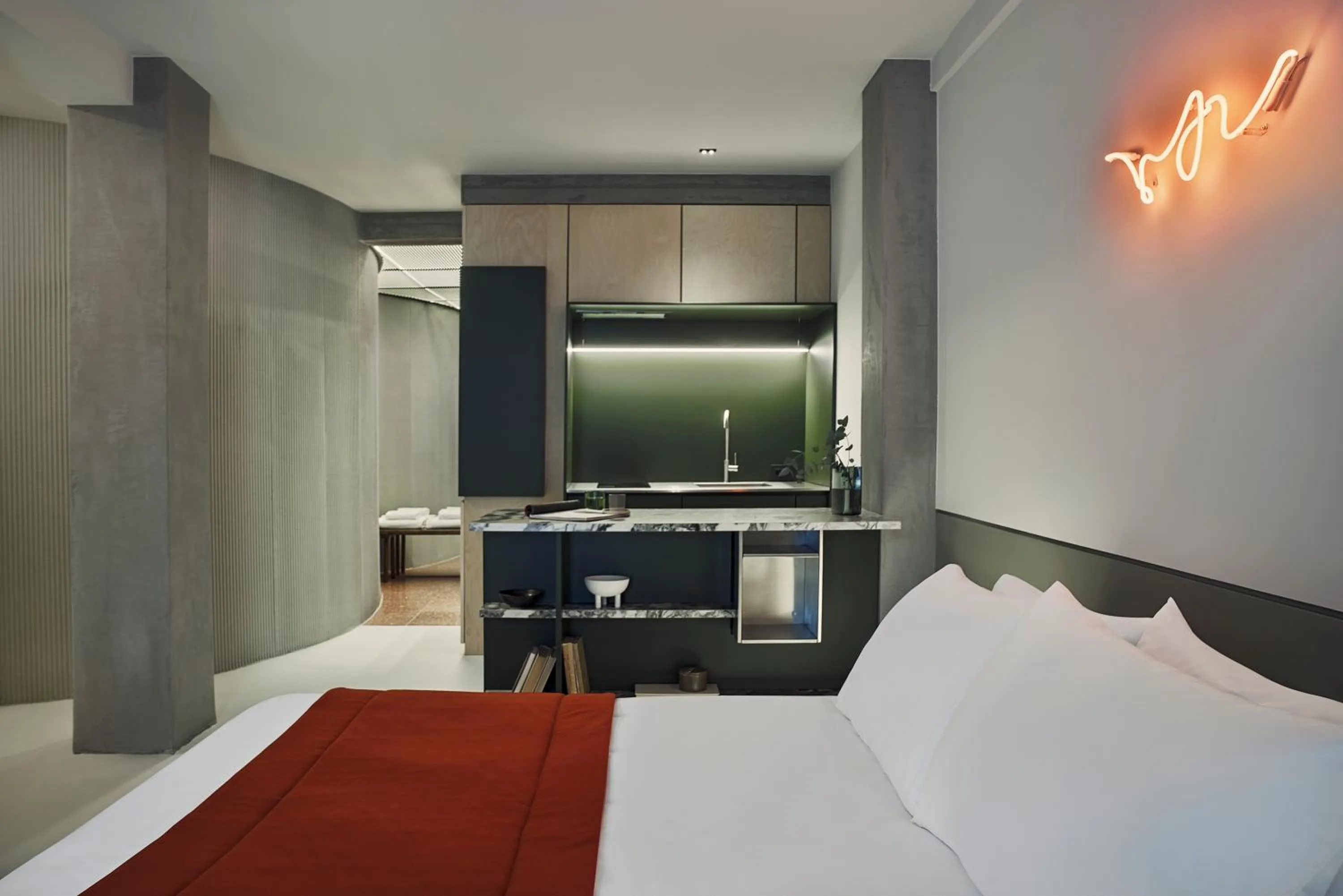 Bedroom, Bed in The Newel Metaxourgeio