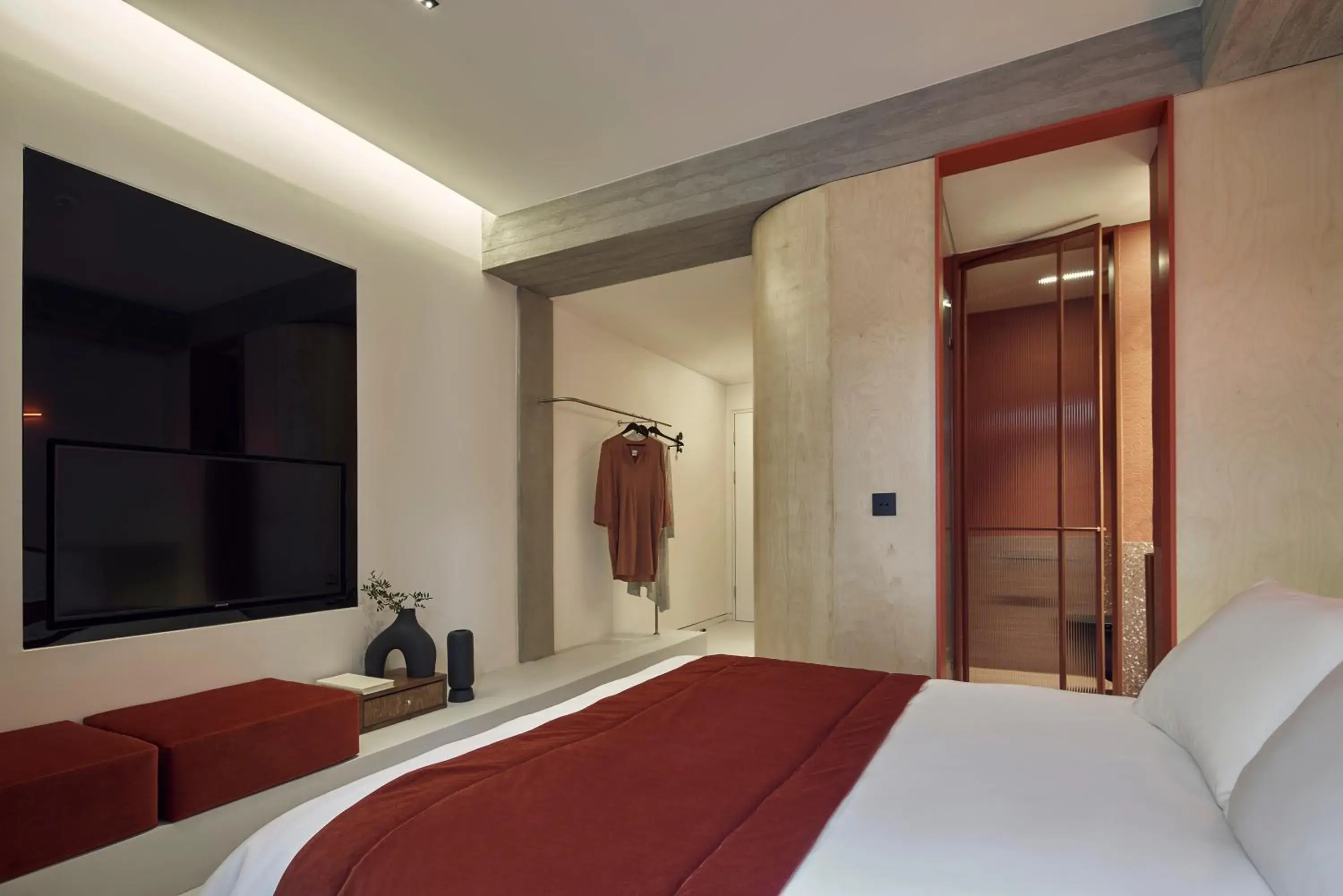 Bedroom, Bed in The Newel Metaxourgeio Bedroom, Bed in The Newel Metaxourgeio