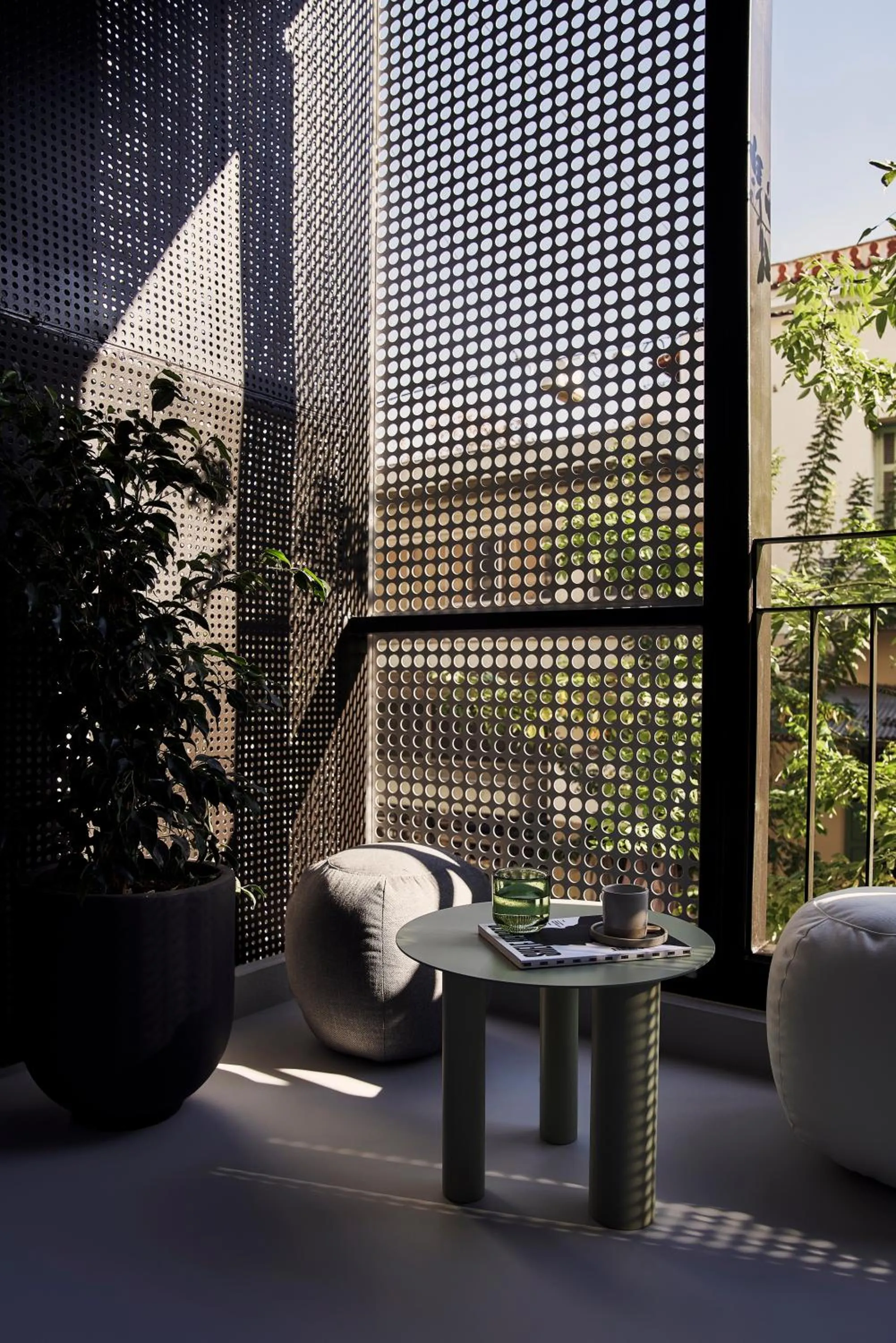 Balcony/Terrace in The Newel Metaxourgeio