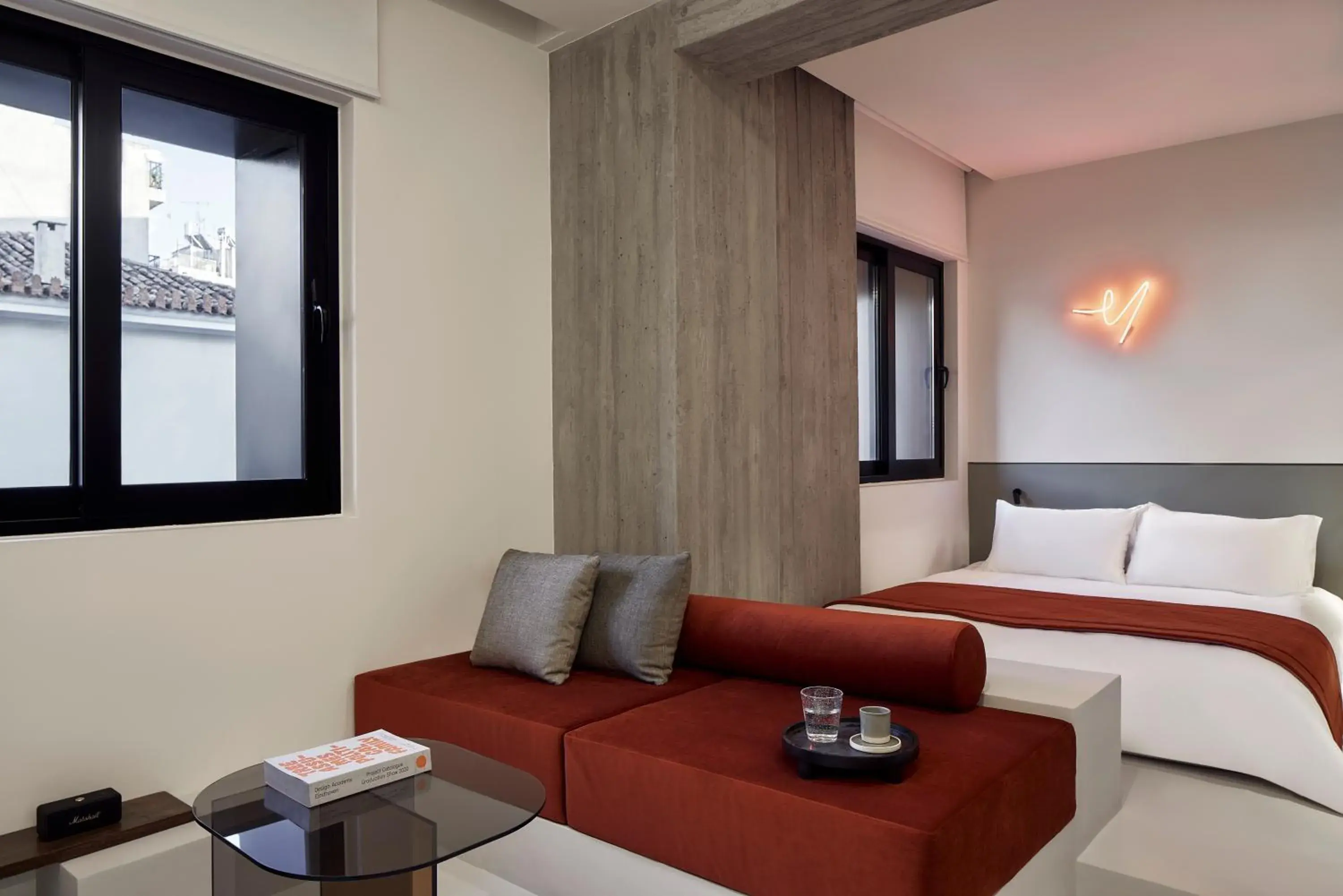 Bed in The Newel Metaxourgeio by Athens Stay Bed in The Newel Metaxourgeio by Athens Stay