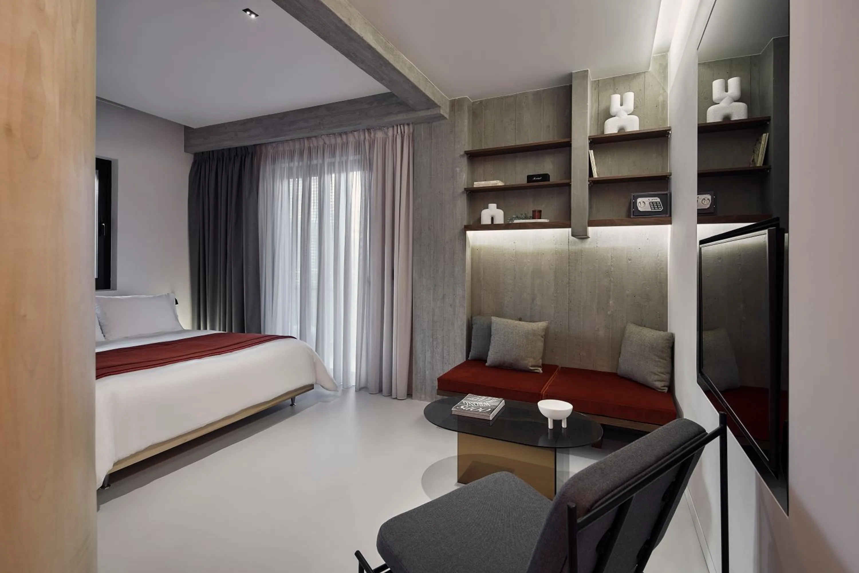 Bedroom, Bed in The Newel Metaxourgeio