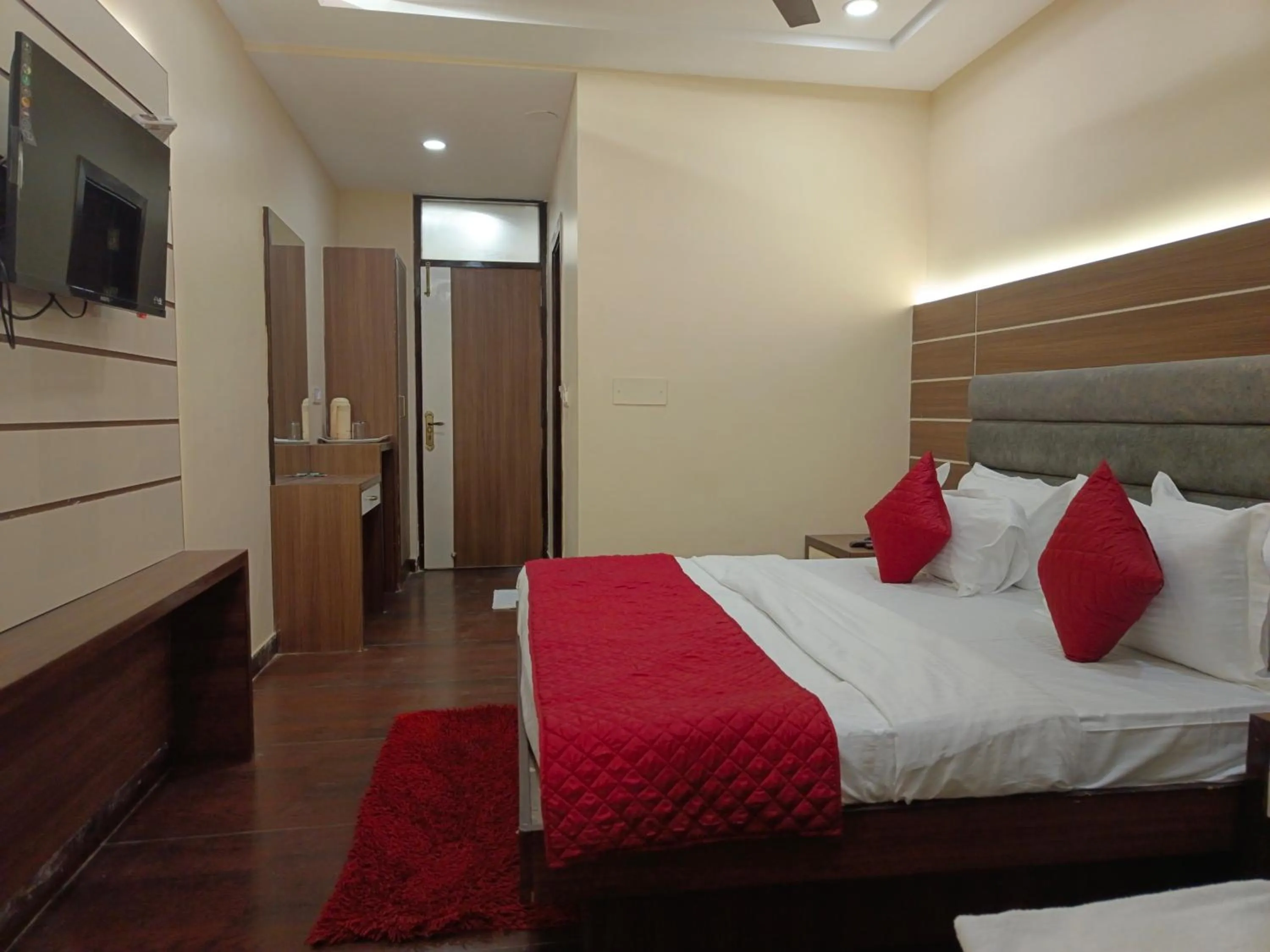 Bed in Hotel Batra Home Nizamuddin