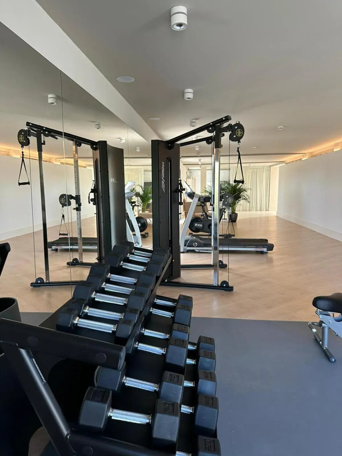 Fitness centre/facilities in Hotel Almirante Fitness centre/facilities in Hotel Almirante