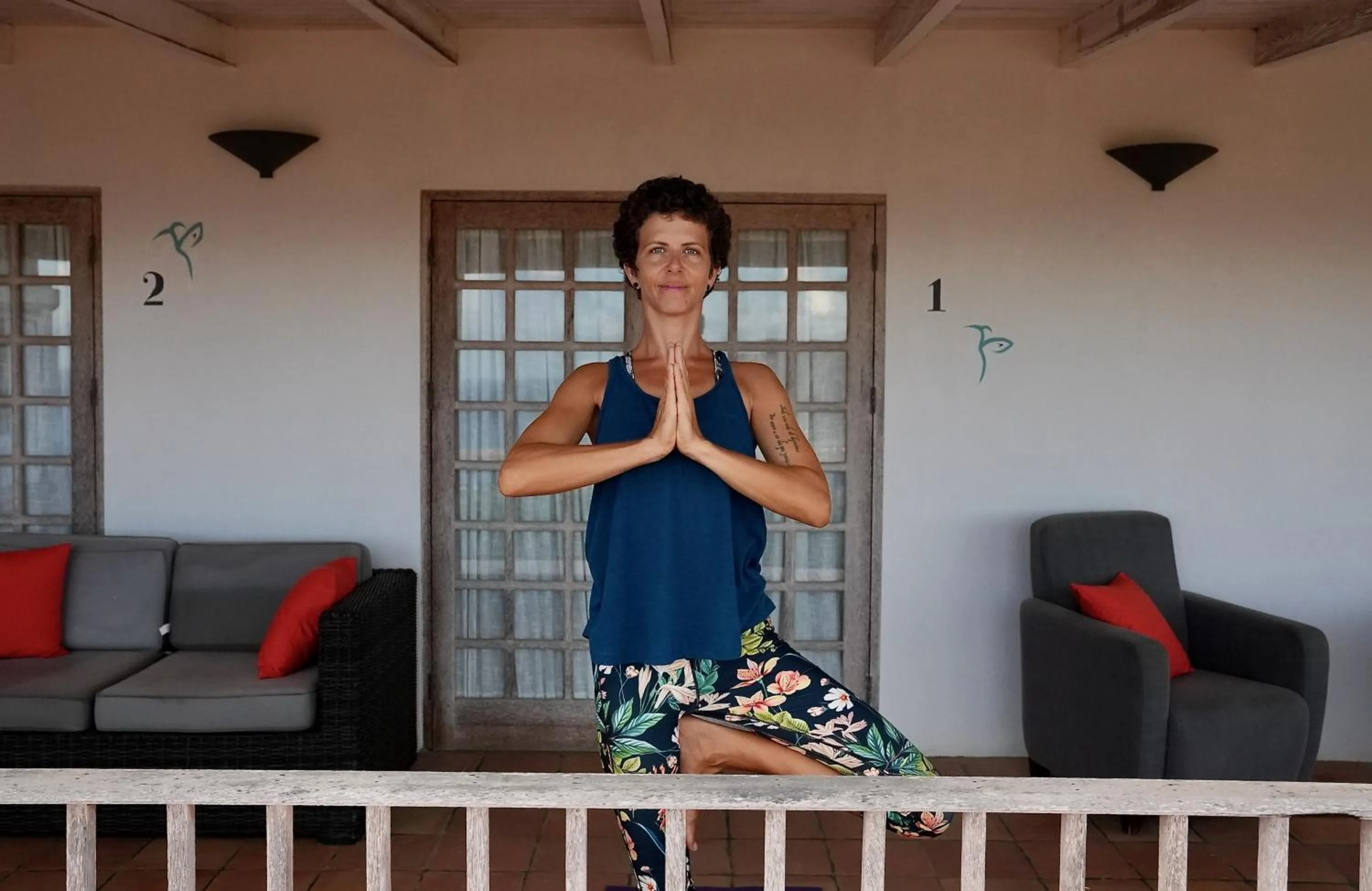 People in Quill Gardens Boutique Hotel