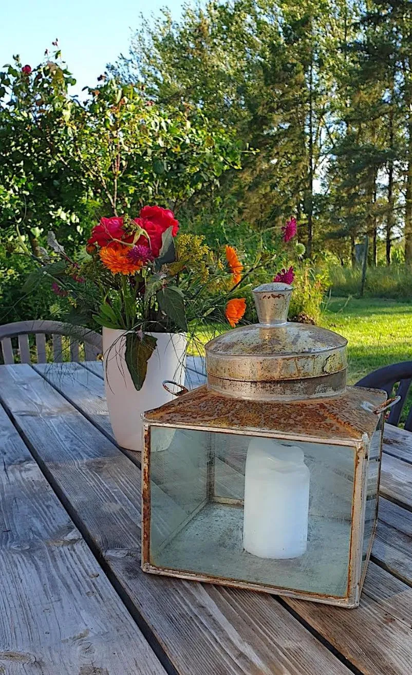 Garden view in Farmors Hus