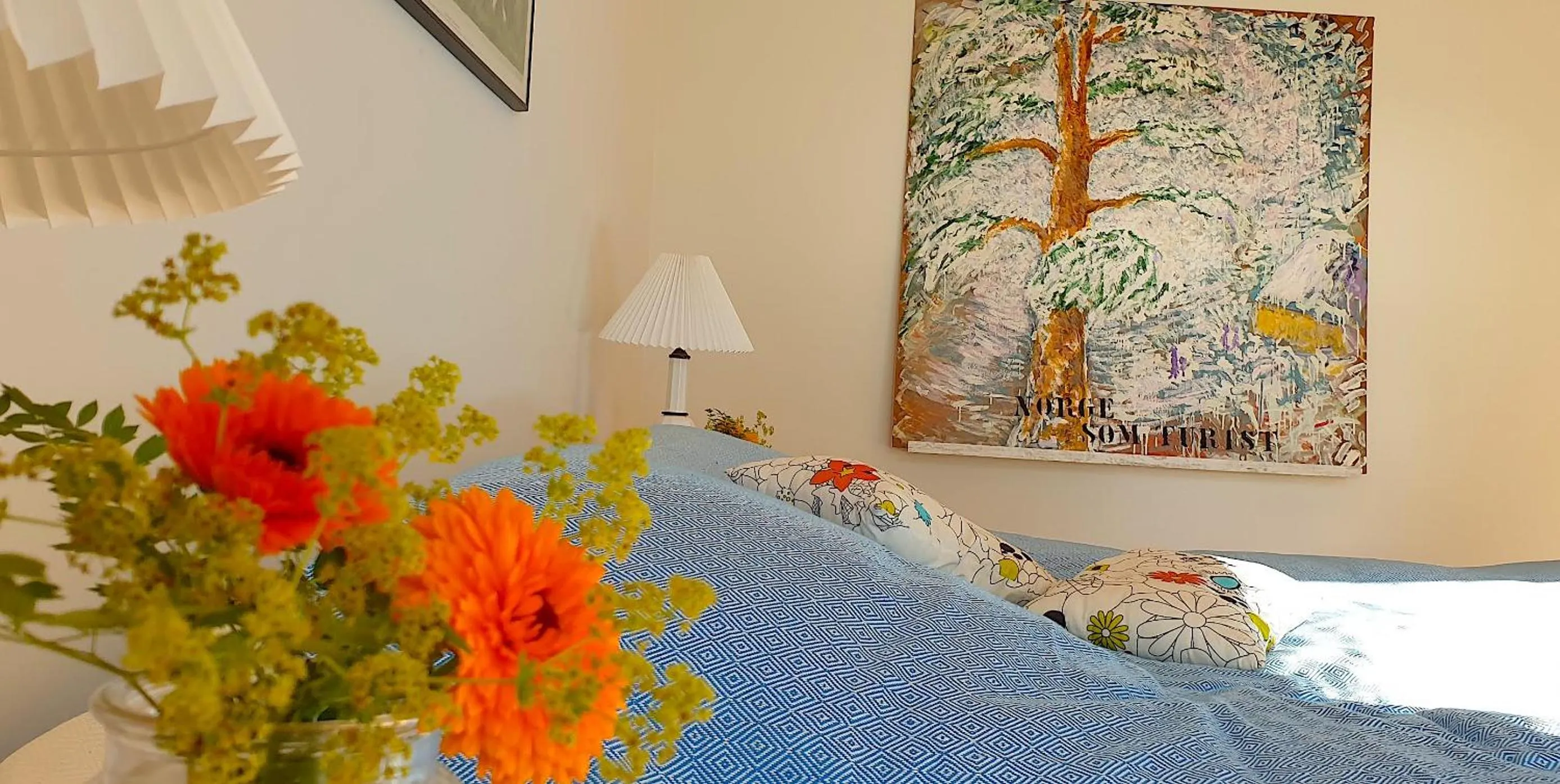 Bedroom, Bed in Farmors Hus