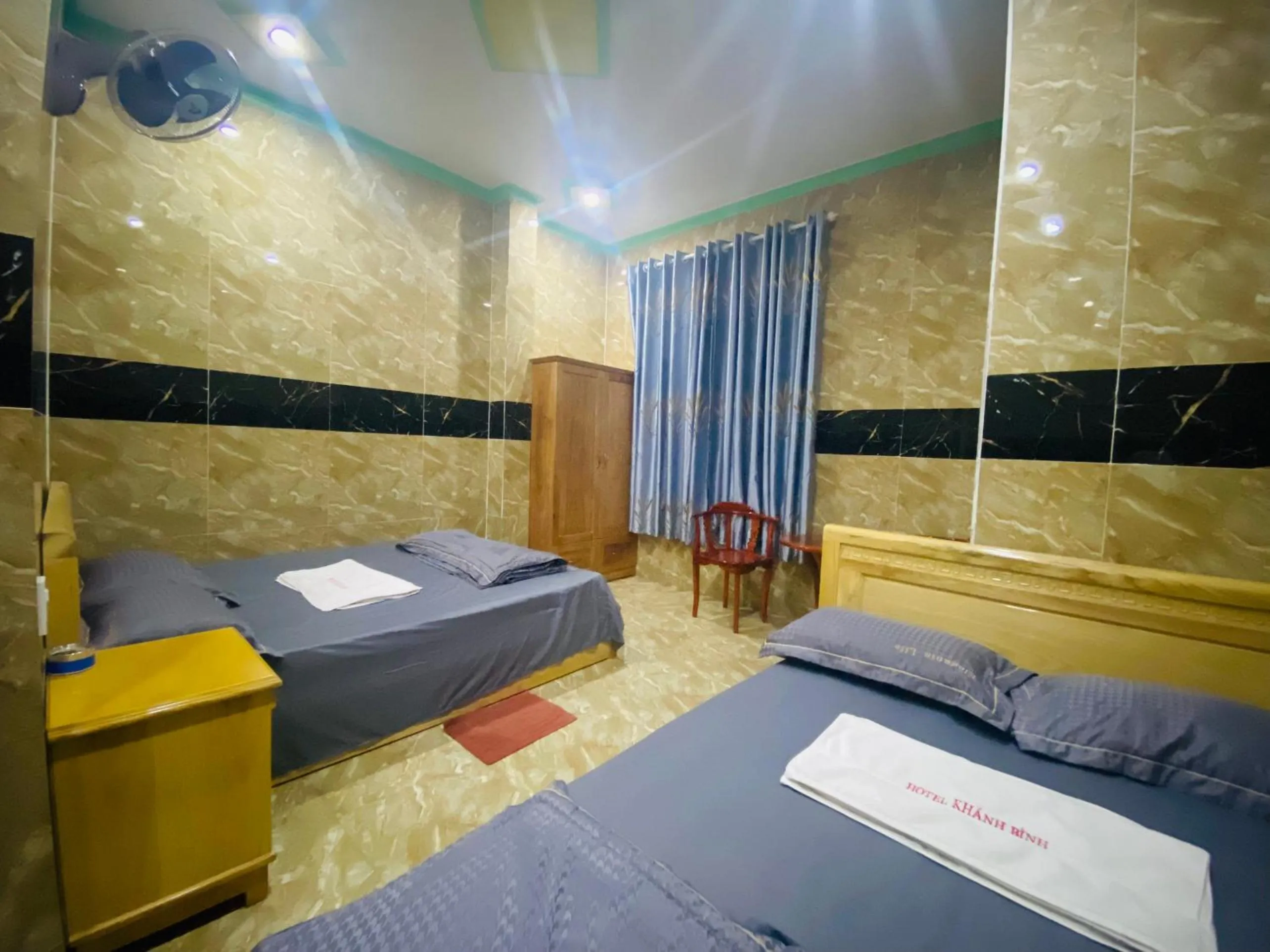 Bed in Khách Sạn Khánh Bình - Bình Dương