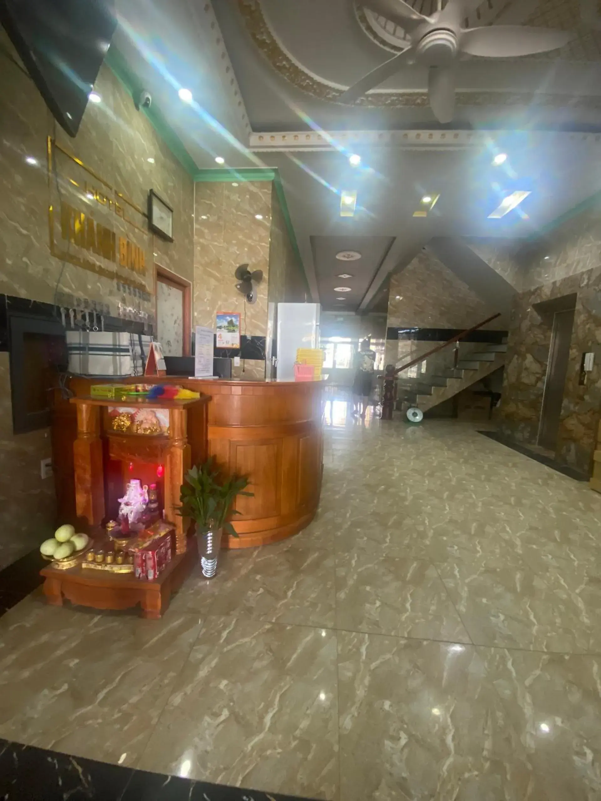 Lobby or reception in Khách Sạn Khánh Bình - Bình Dương Lobby or reception in Khách Sạn Khánh Bình - Bình Dương