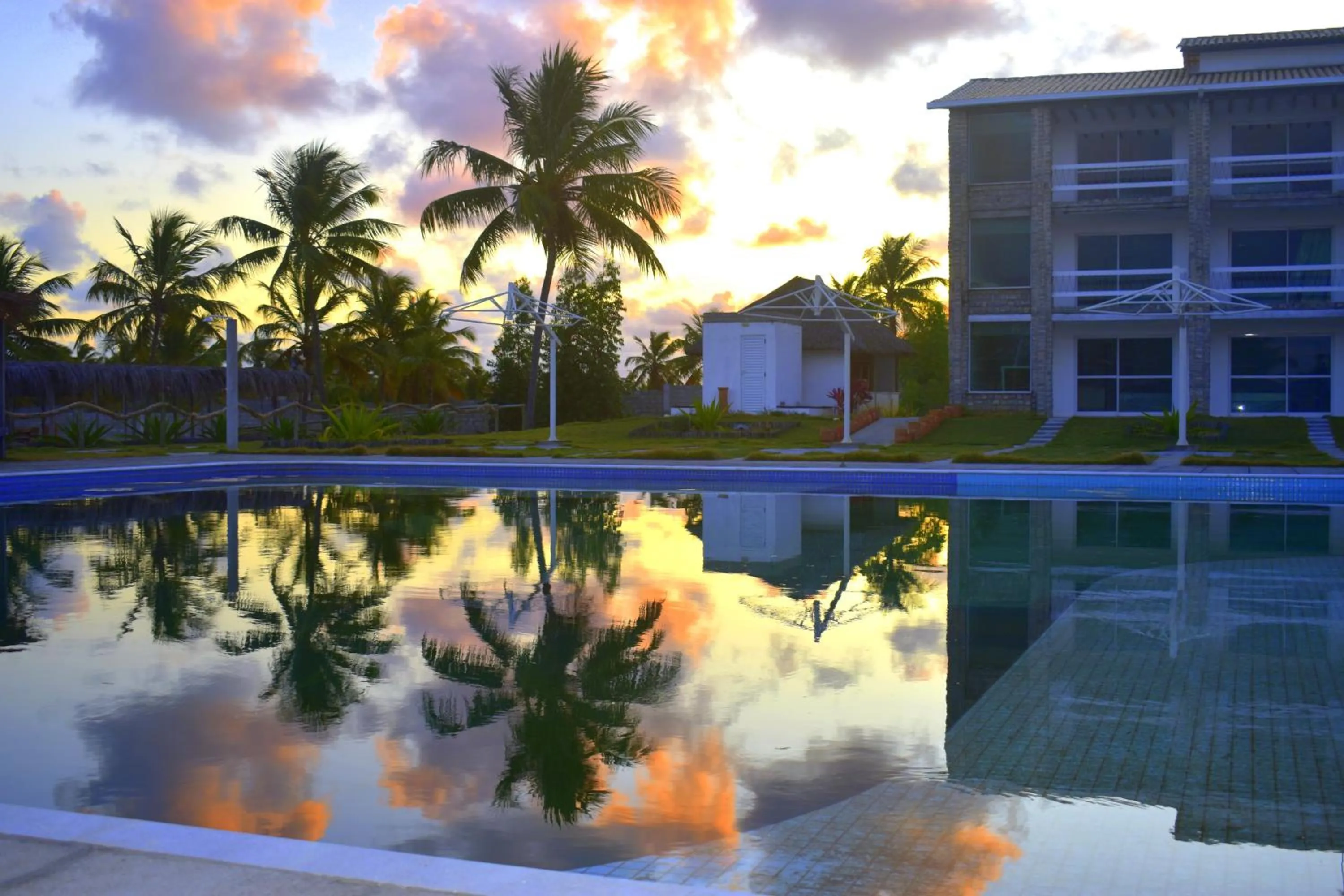 Swimming pool in Eco Privillege Hotel
