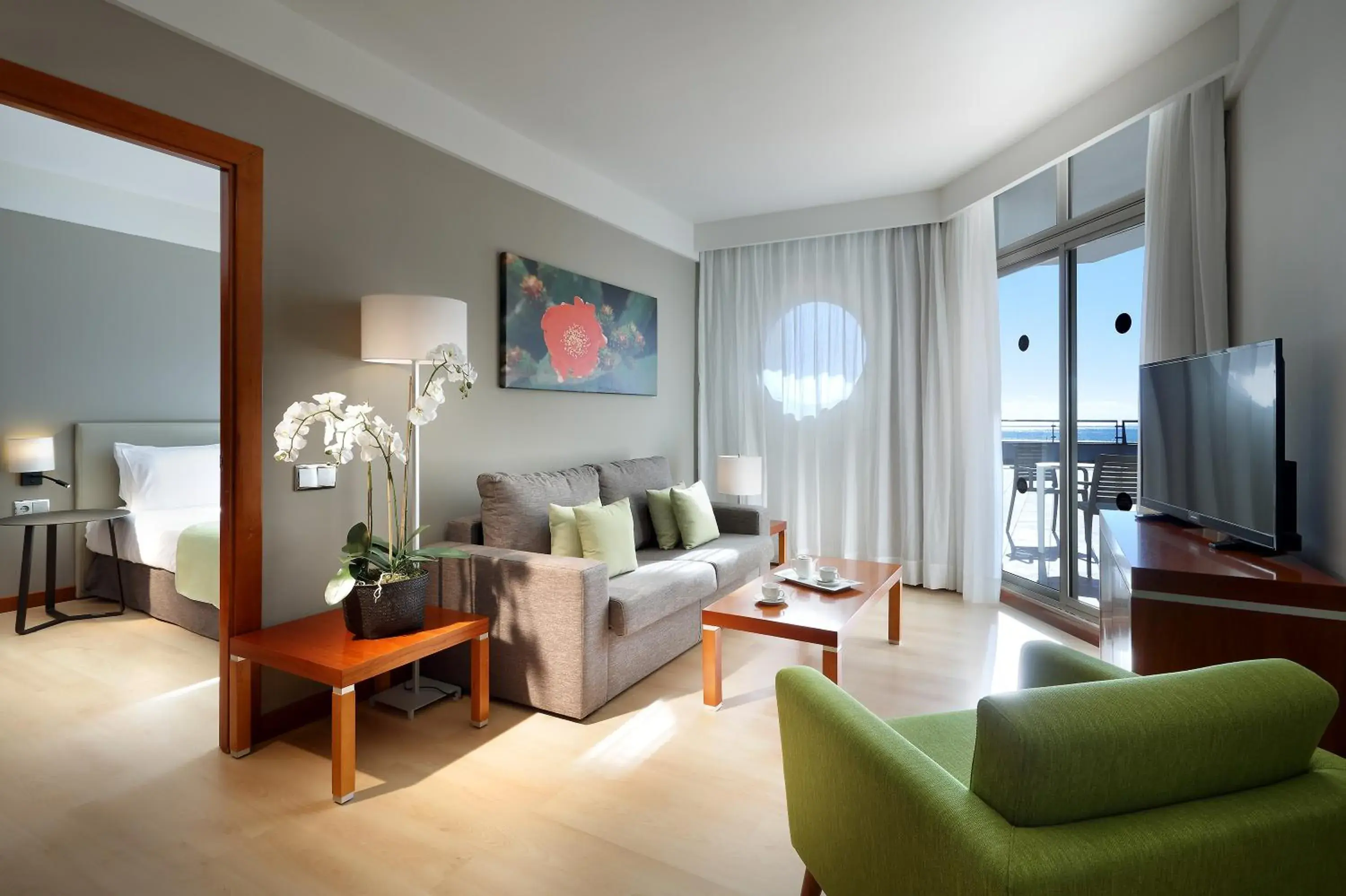 Living room, Bed in Eurostars Las Salinas Living room, Bed in Eurostars Las Salinas